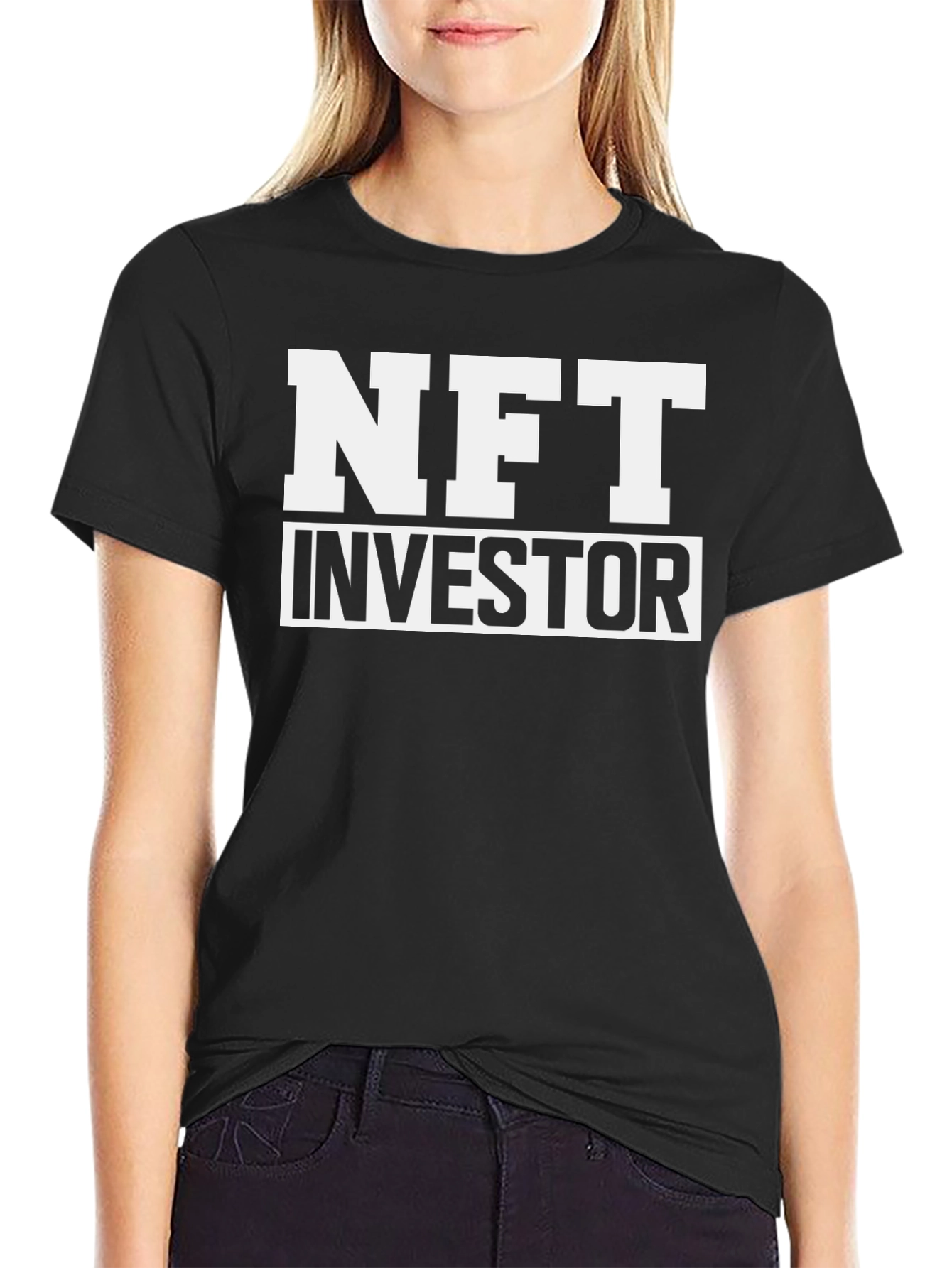 NFT Investor Black Graphic Tee