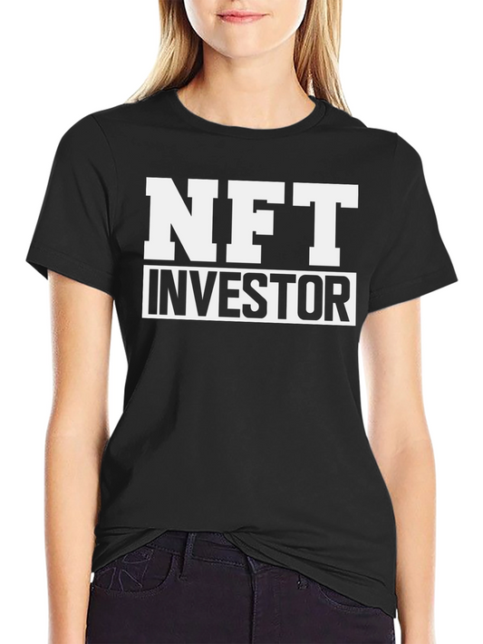 NFT Investor Black Graphic Tee