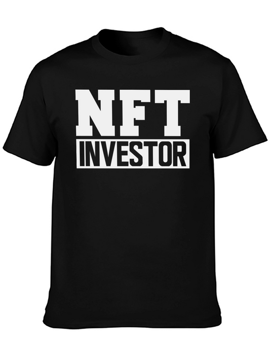 NFT Investor Black Graphic Tee