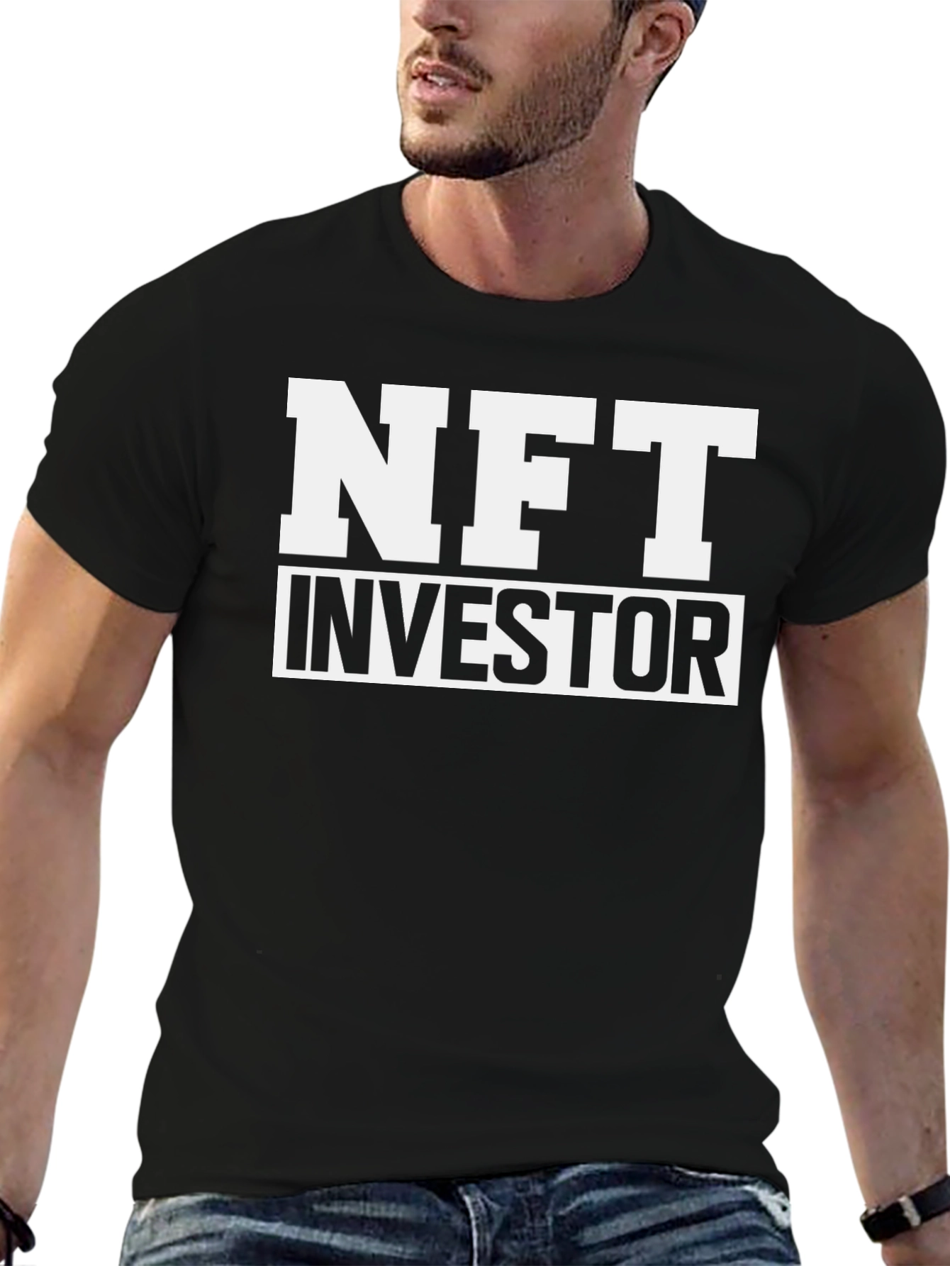 NFT Investor Black Graphic Tee