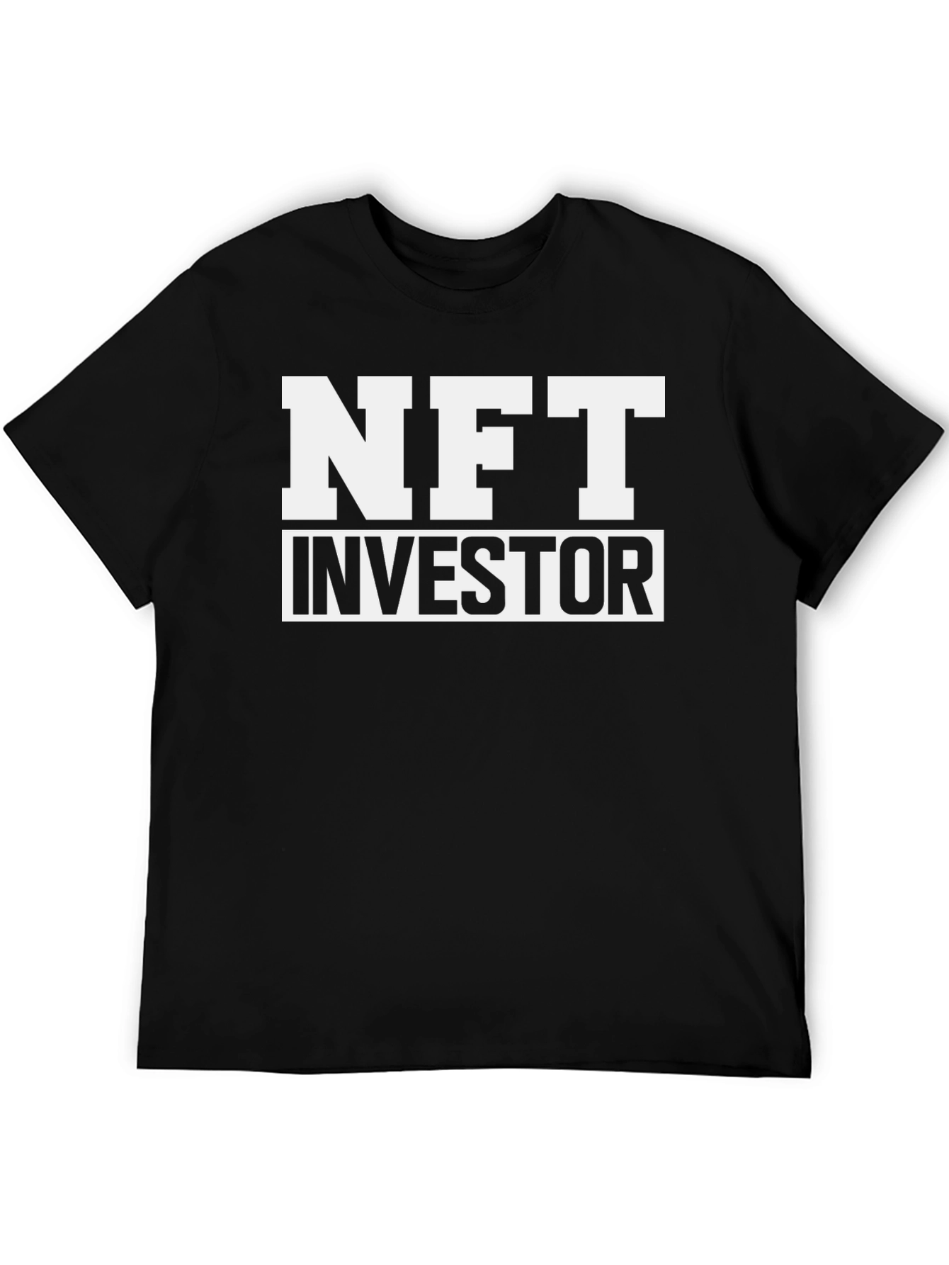 NFT Investor Black Graphic Tee
