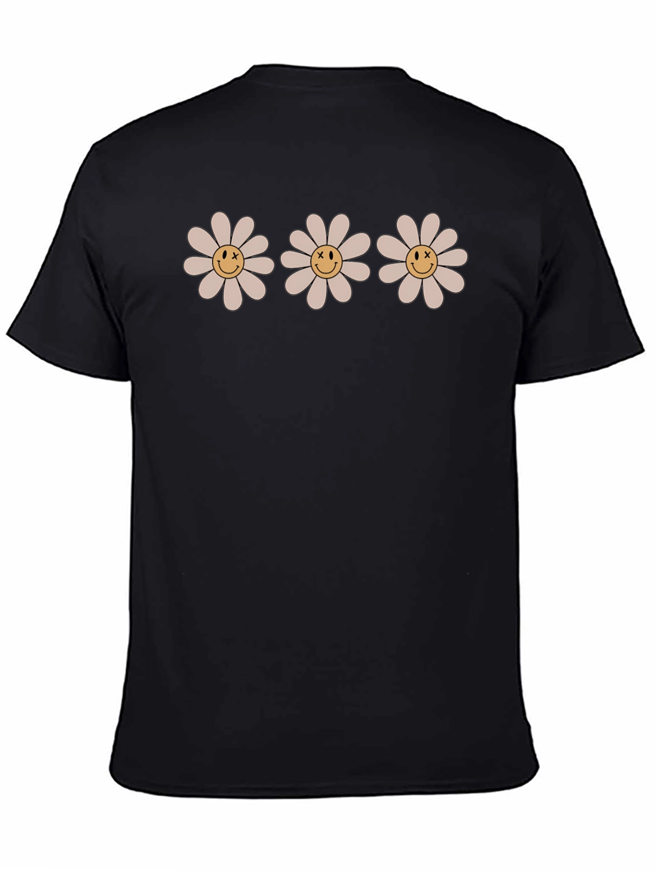 Daisy Smile Face T-Shirt - Retro Style