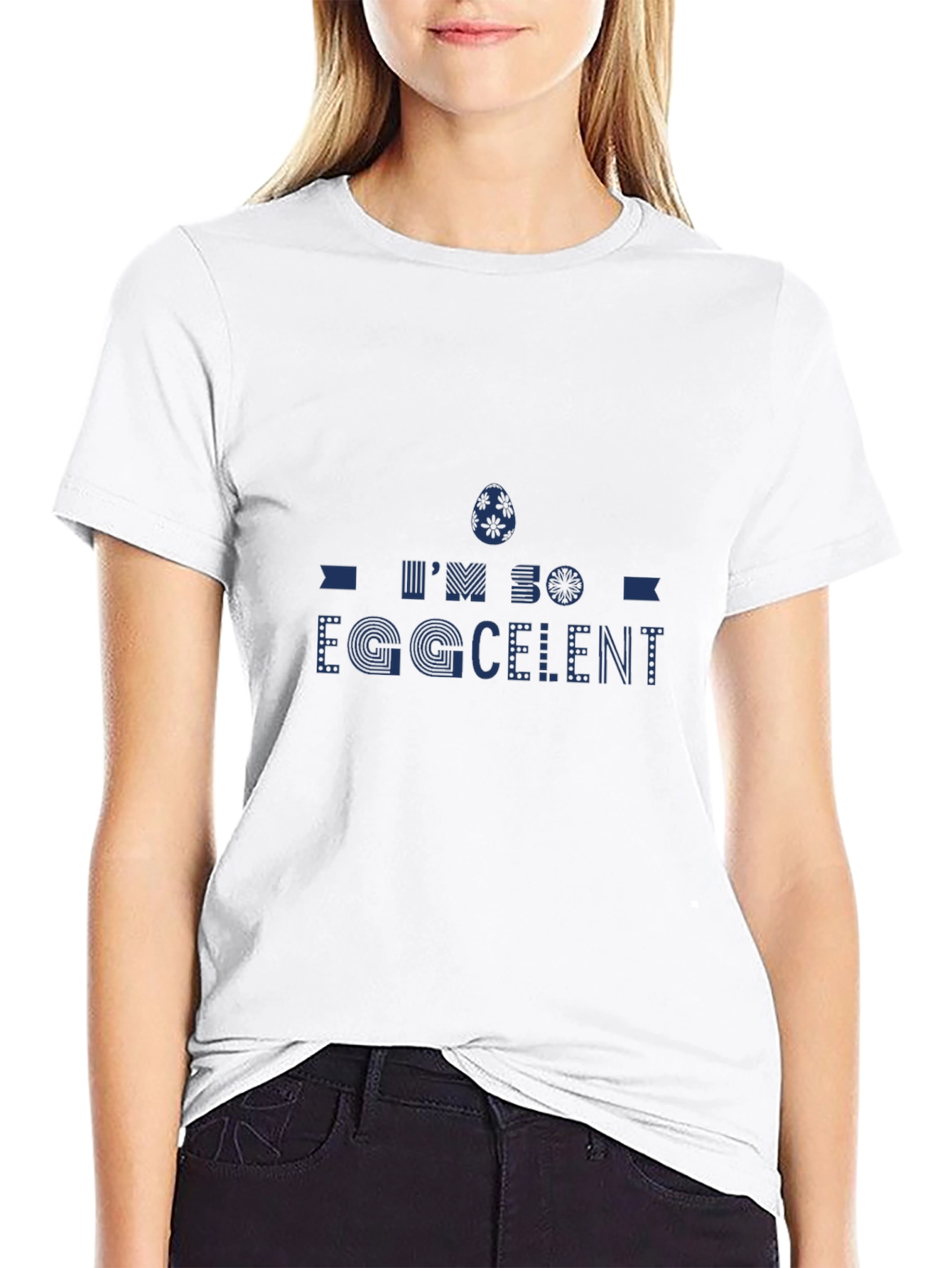 Eggcellent Easter T-Shirt - Mens Black Tee
