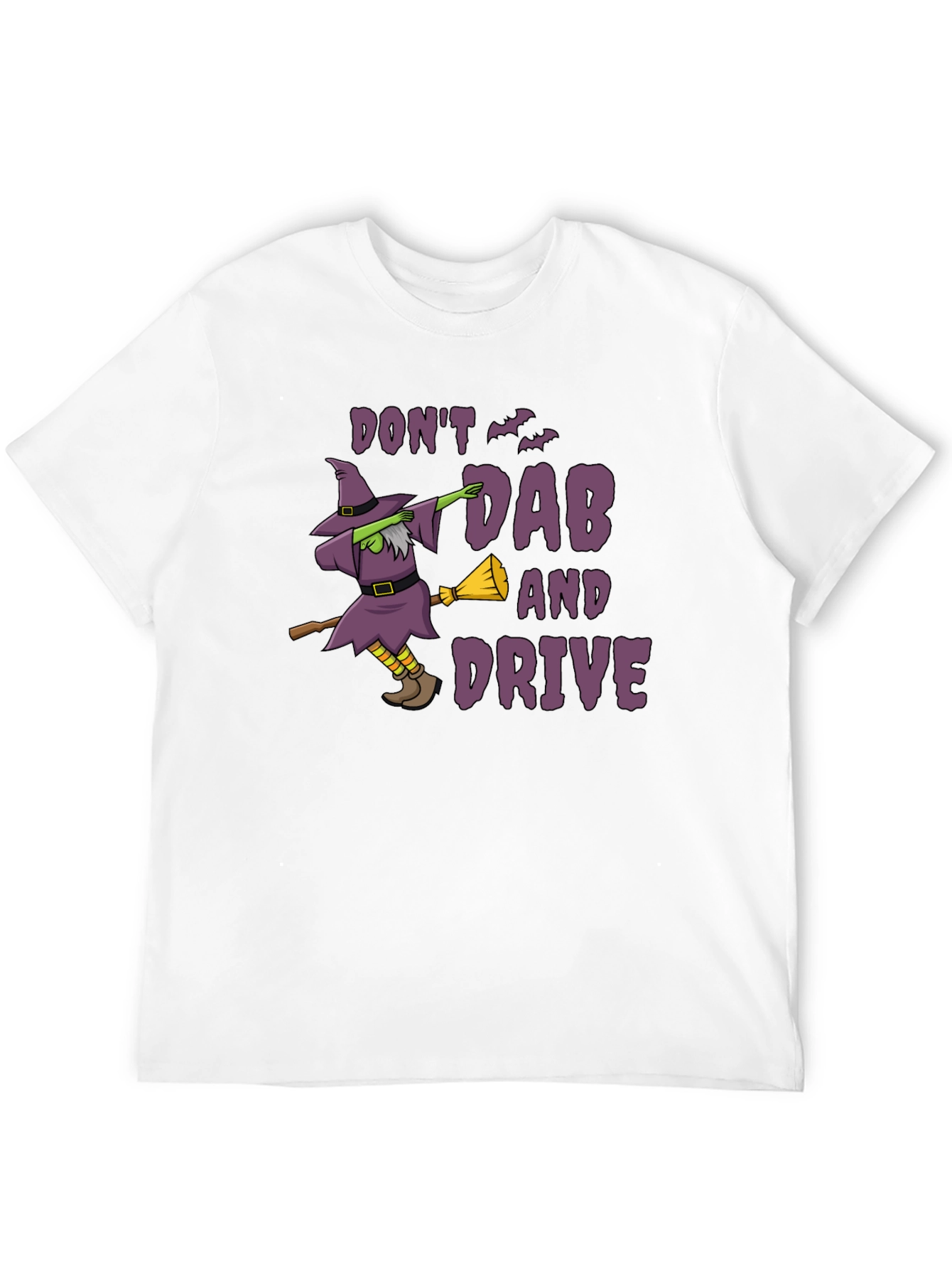 Dont Dab and Drive Funny Halloween Witch T-Shirt