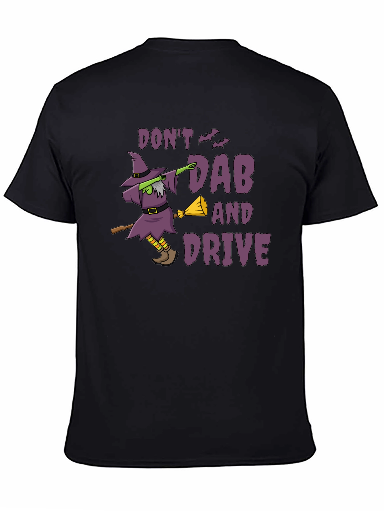Dont Dab and Drive Funny Halloween Witch T-Shirt