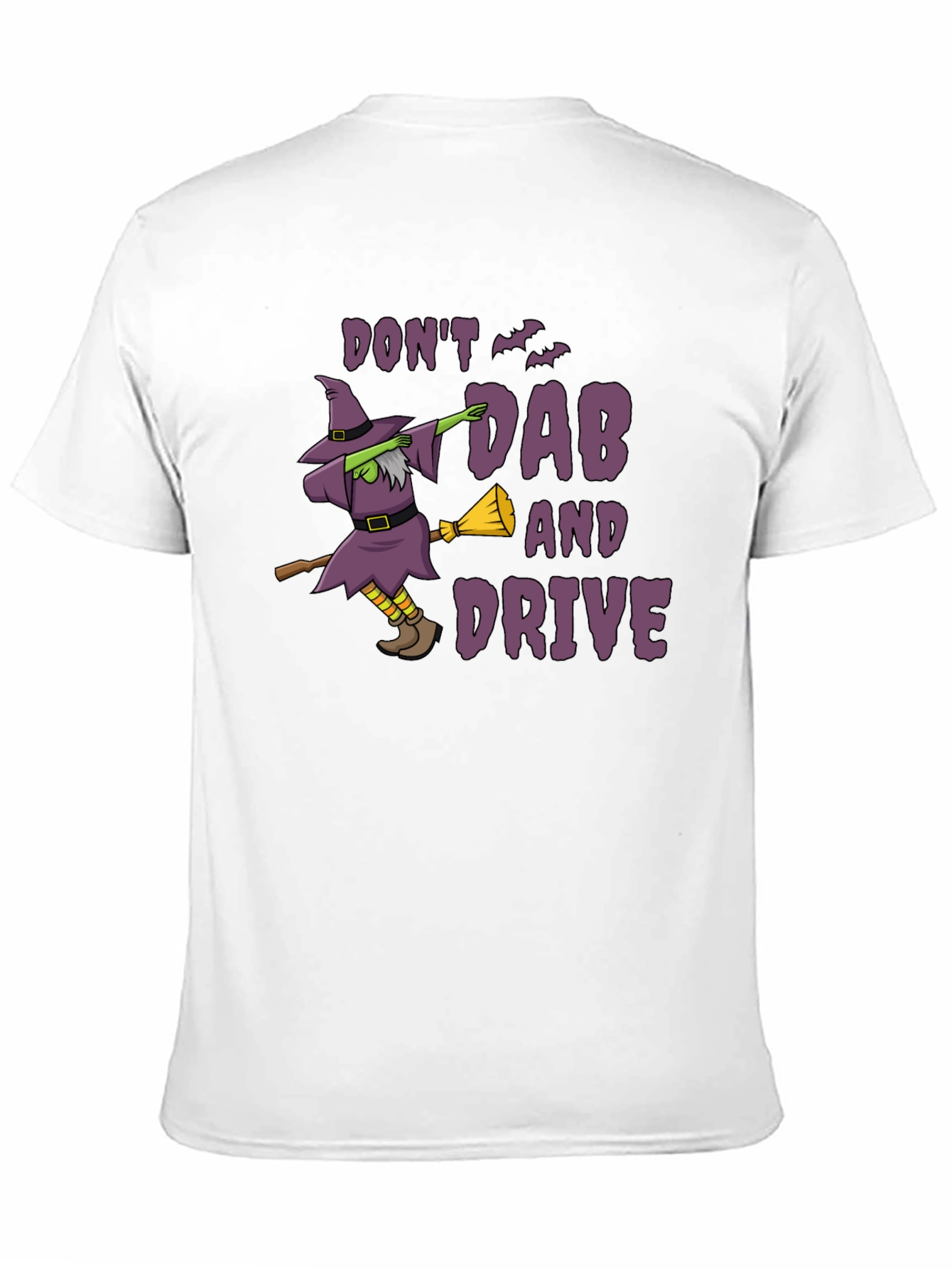 Dont Dab and Drive Funny Halloween Witch T-Shirt