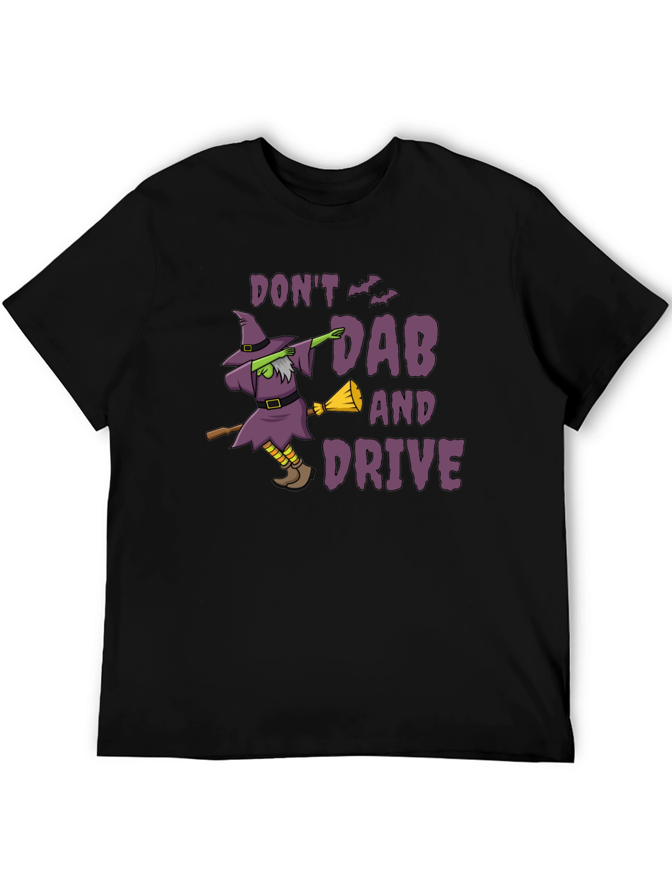 Dont Dab and Drive Funny Halloween Witch T-Shirt