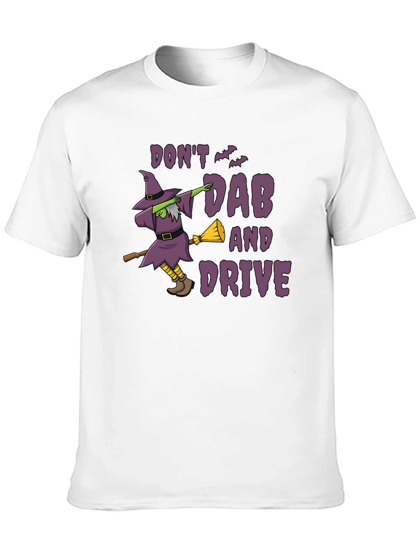Dont Dab and Drive Funny Halloween Witch T-Shirt