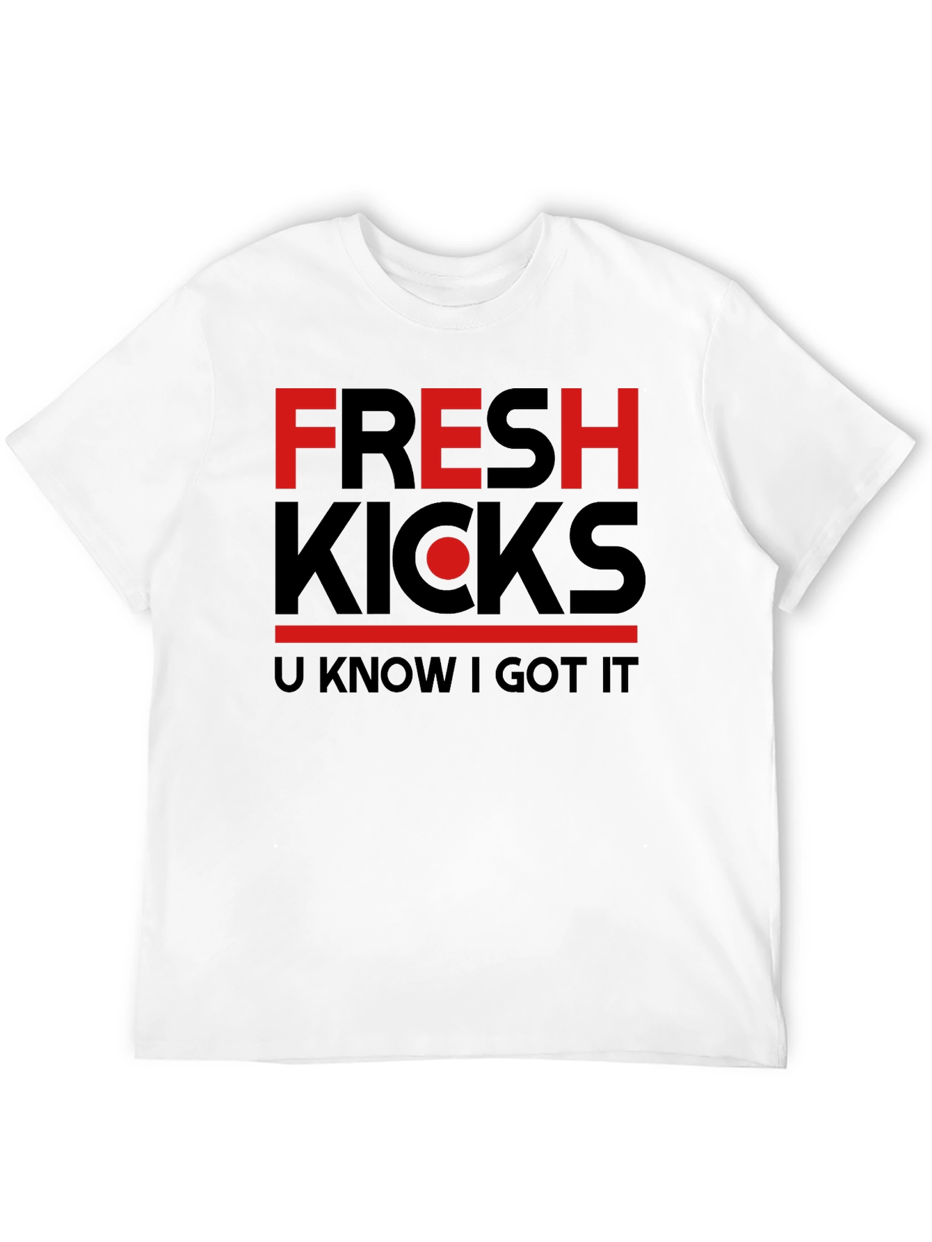 Fresh Kicks Graphic T-Shirt - Black