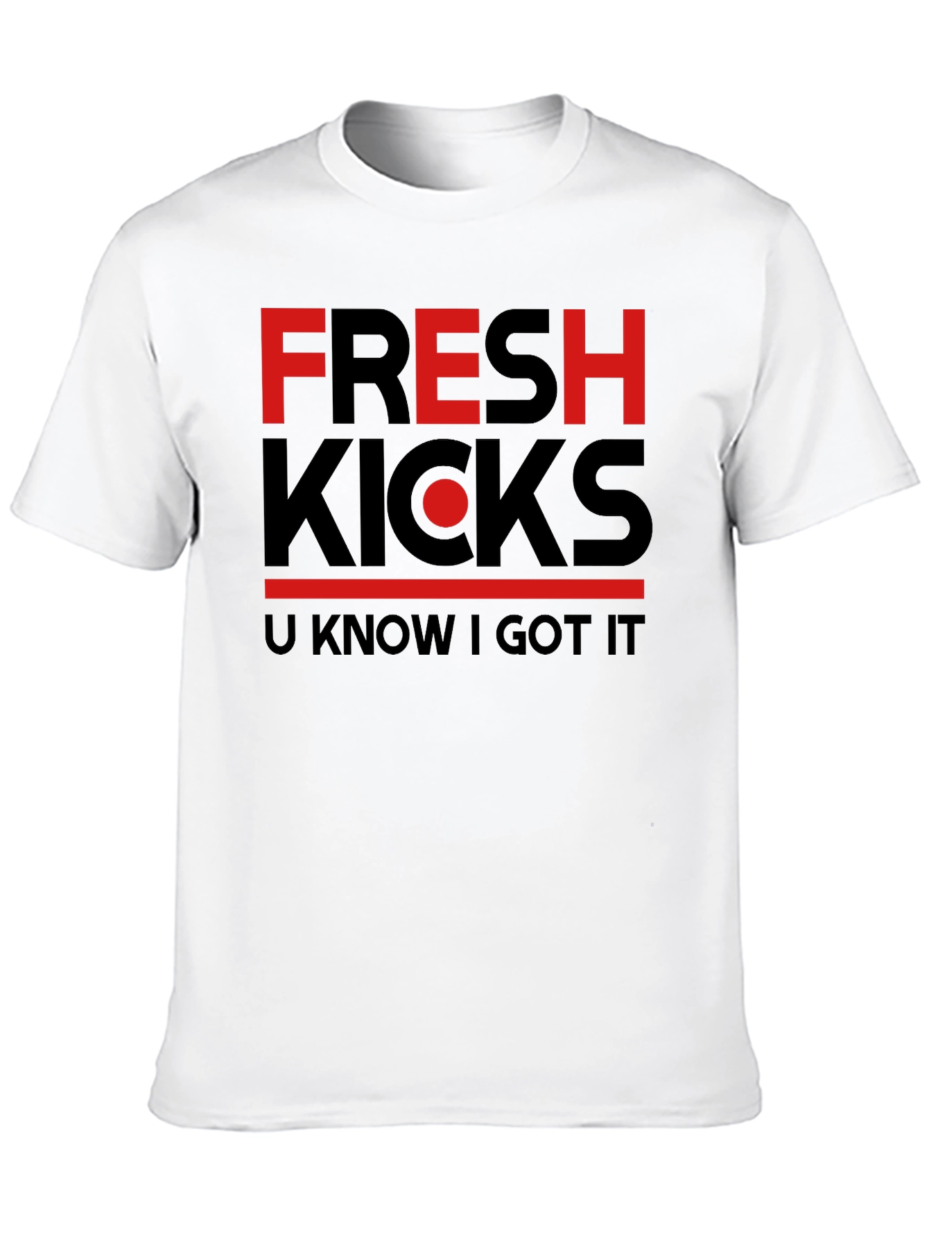 Fresh Kicks Graphic T-Shirt - Black