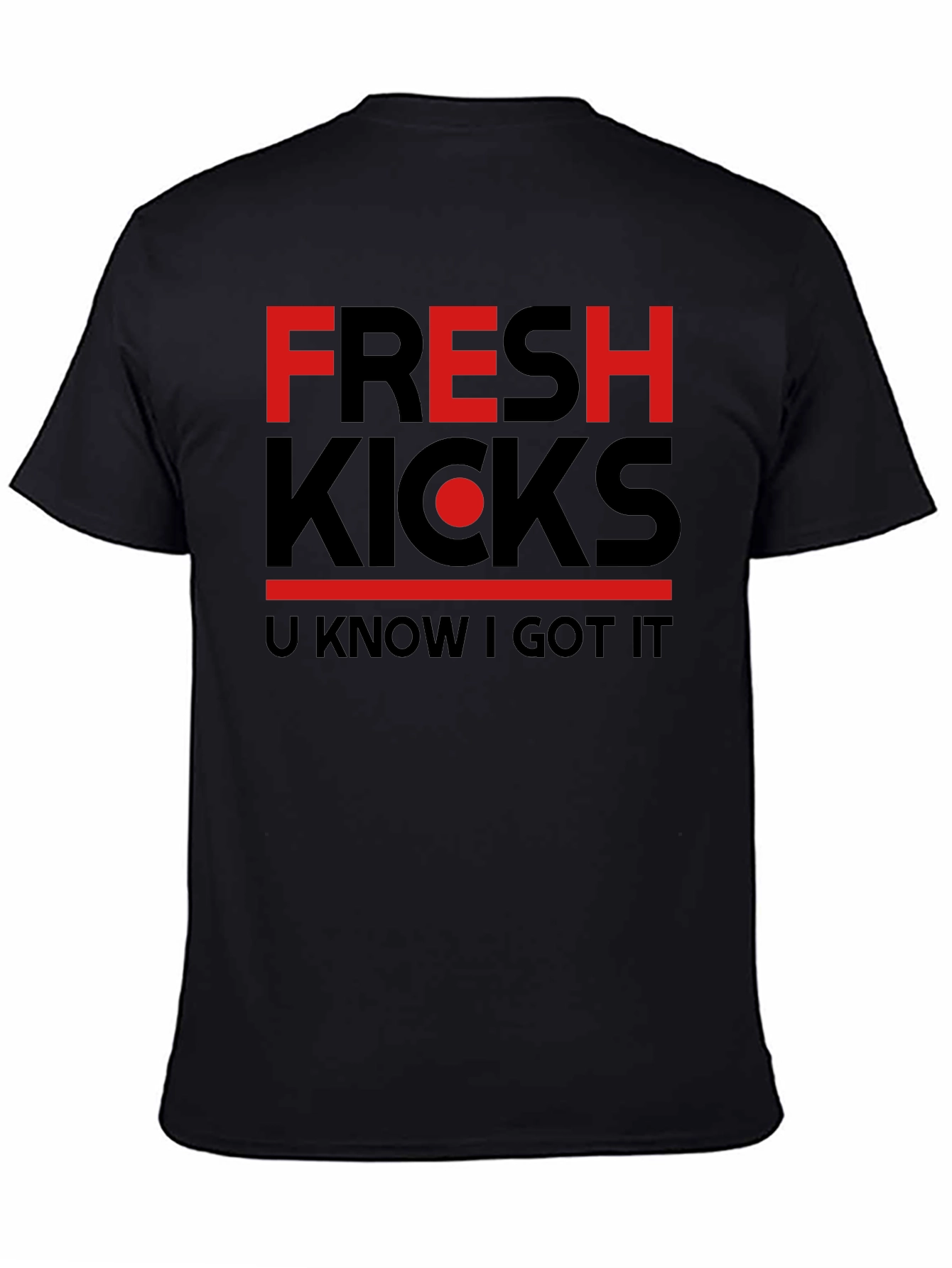 Fresh Kicks Graphic T-Shirt - Black