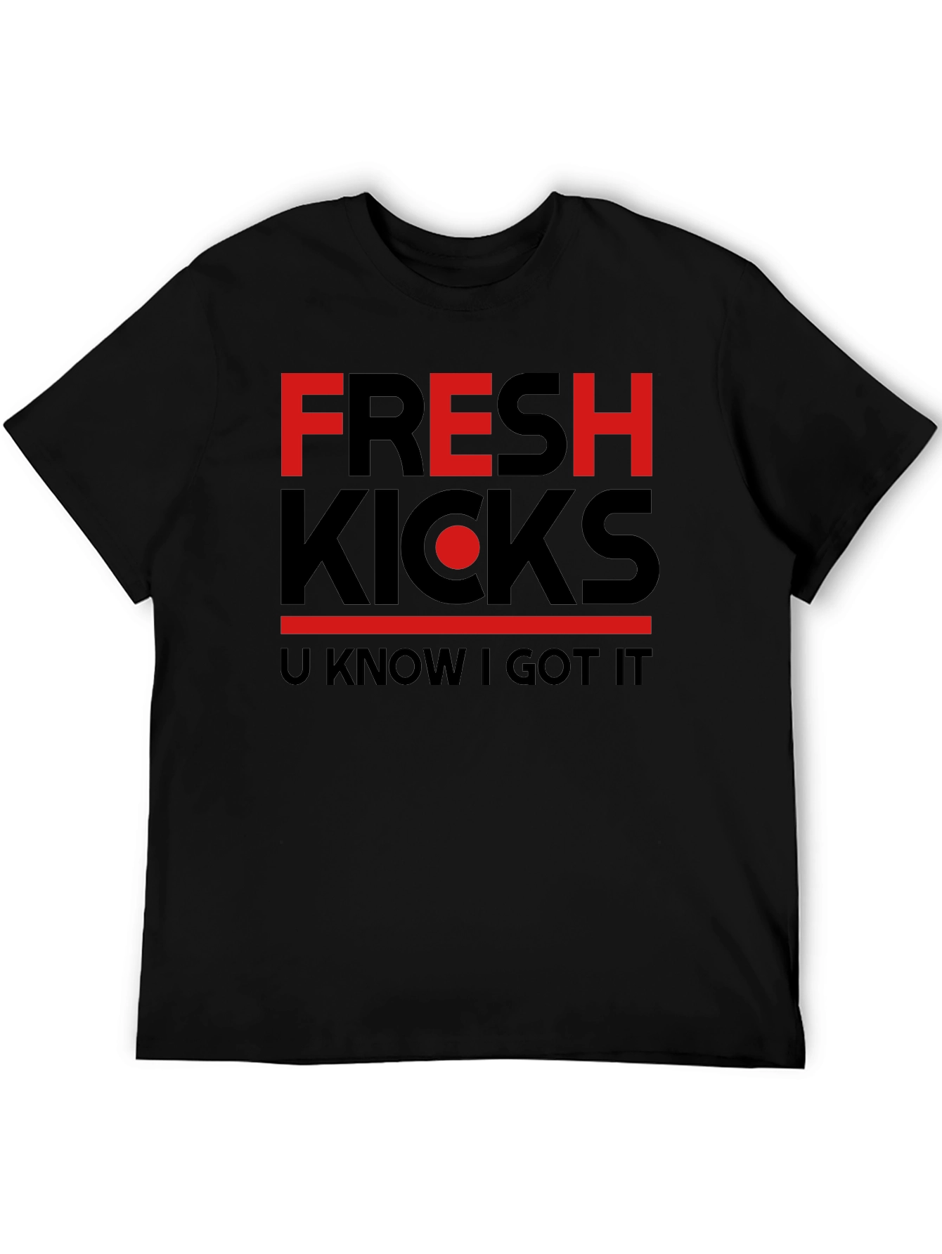 Fresh Kicks Graphic T-Shirt - Black