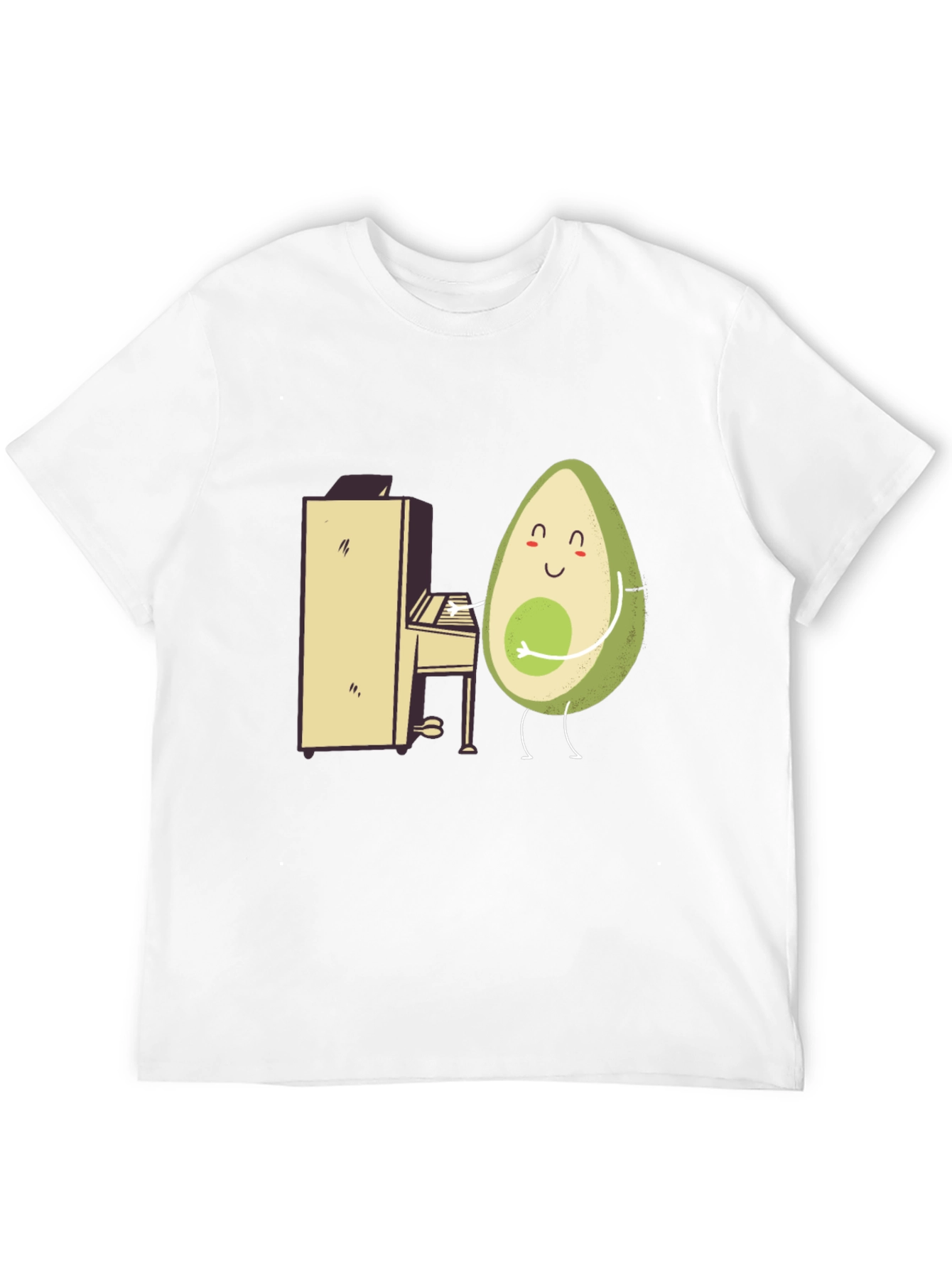 Avocado Musician T-Shirt - Funny Graphic Tee