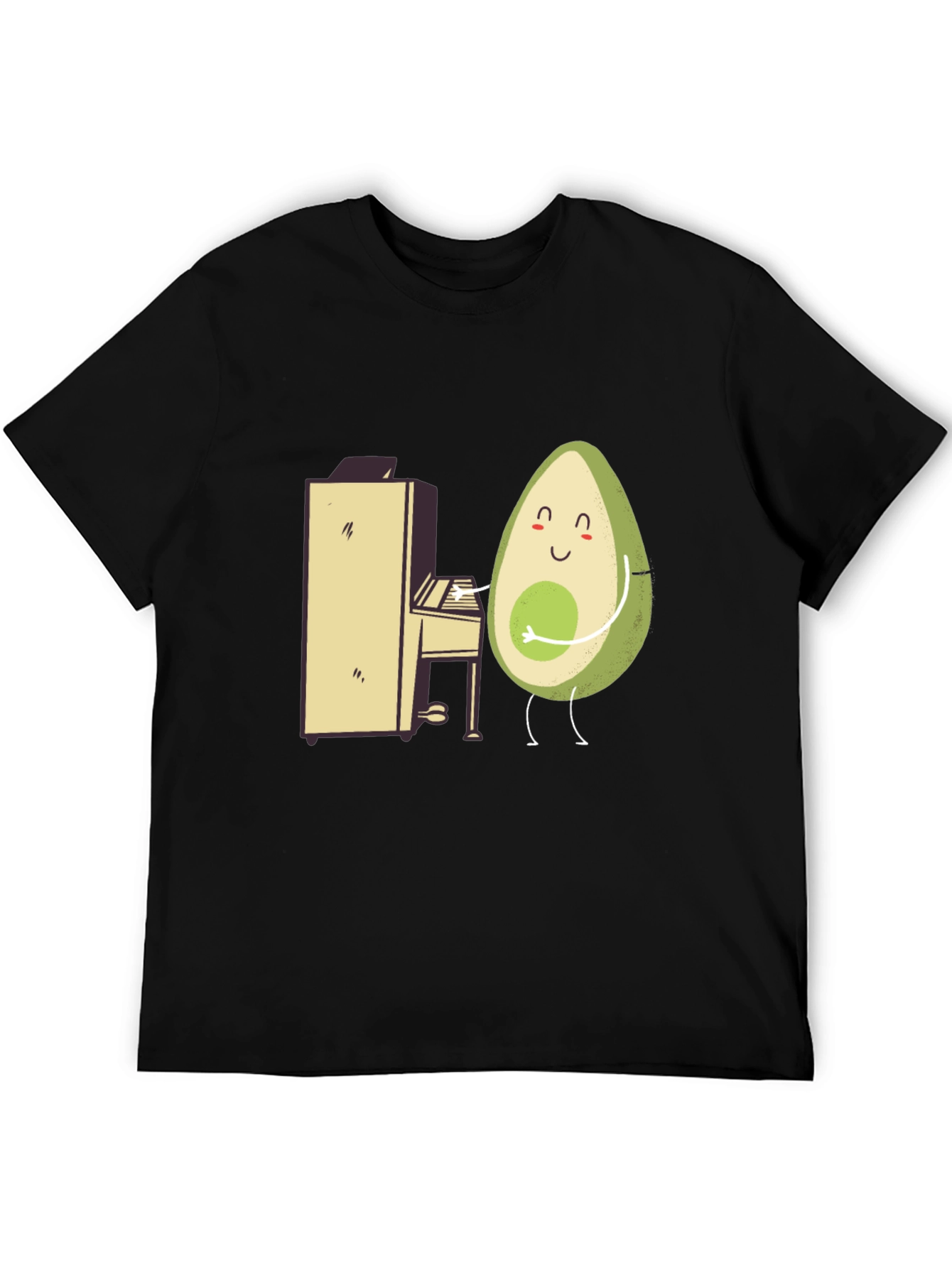 Avocado Musician T-Shirt - Funny Graphic Tee
