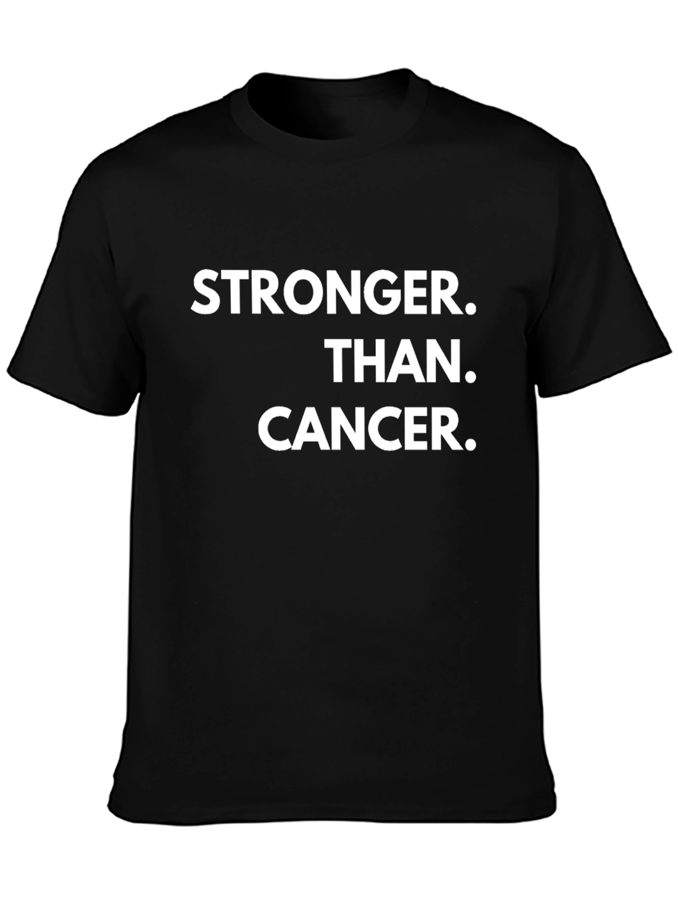 Stronger Than Cancer T-Shirt Black