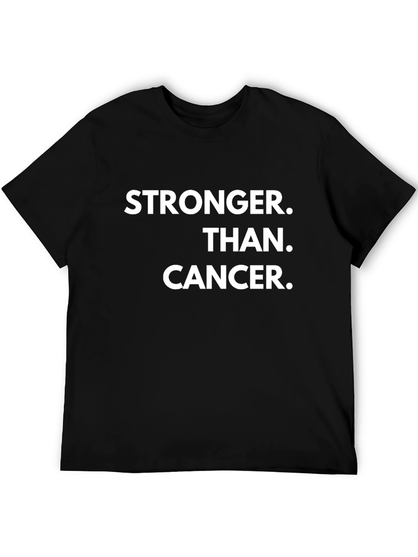 Stronger Than Cancer T-Shirt Black