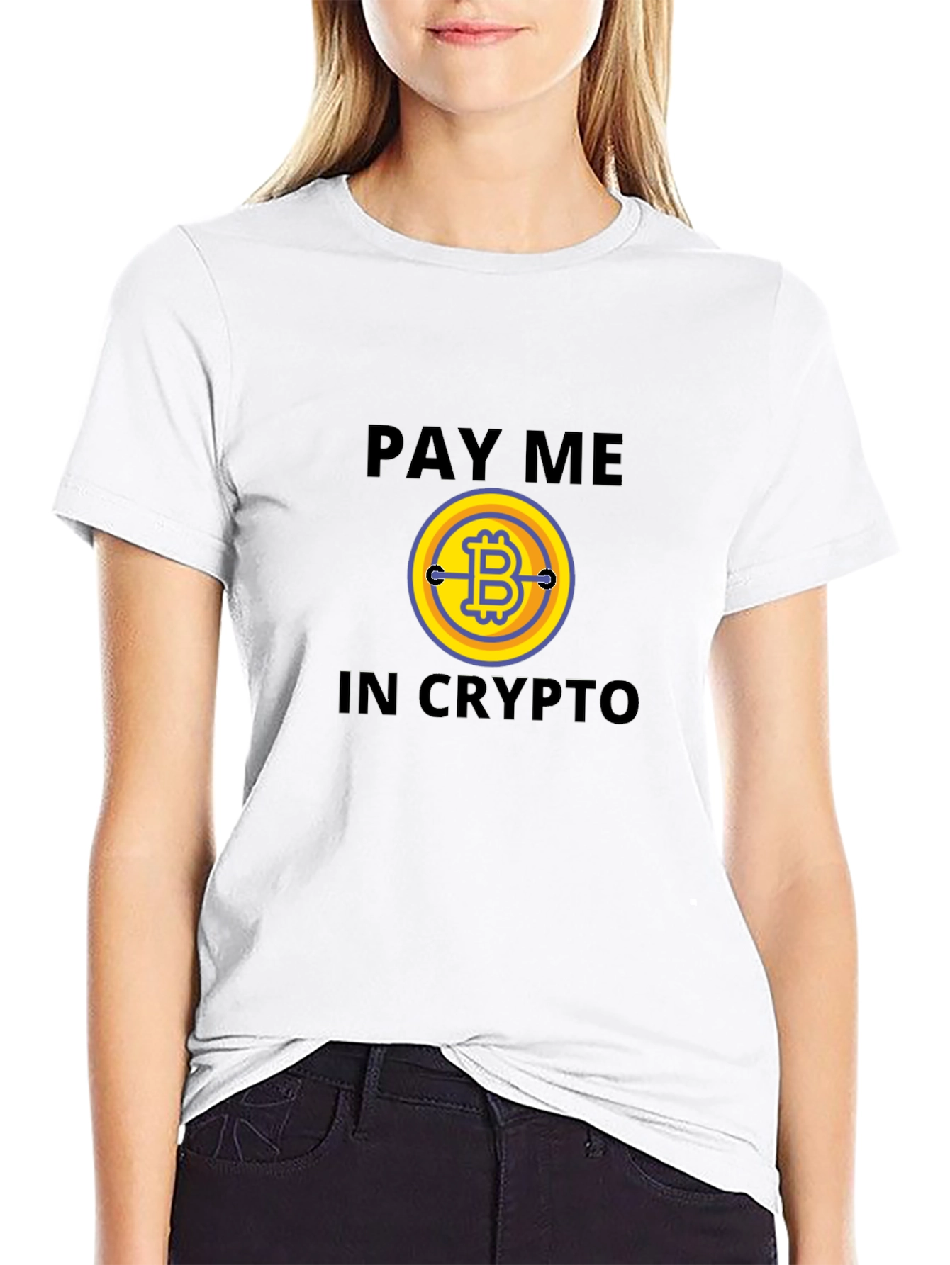 Pay Me In Crypto Bitcoin T-Shirt