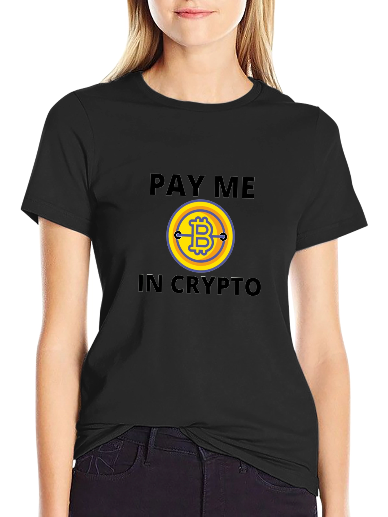 Pay Me In Crypto Bitcoin T-Shirt