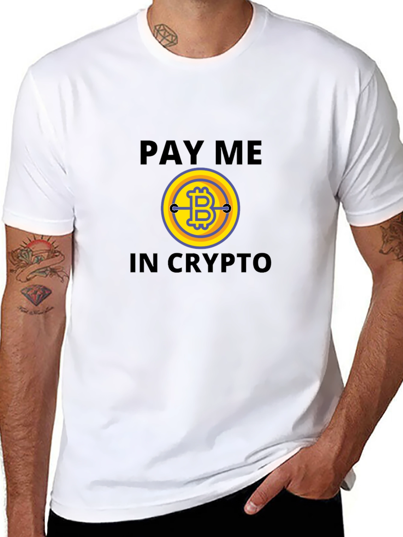 Pay Me In Crypto Bitcoin T-Shirt