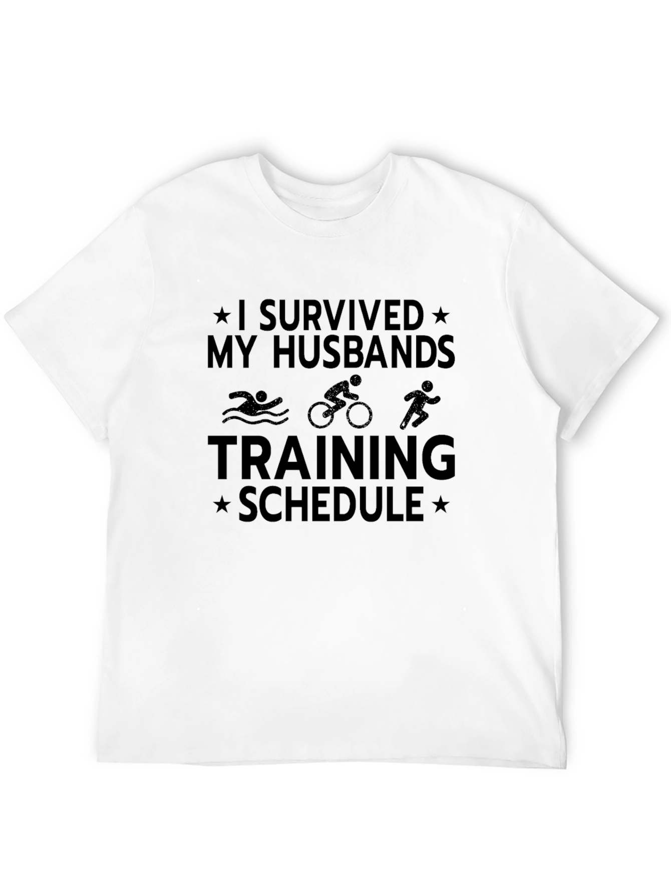 I Survived My Husbands Training Schedule T-Shirt