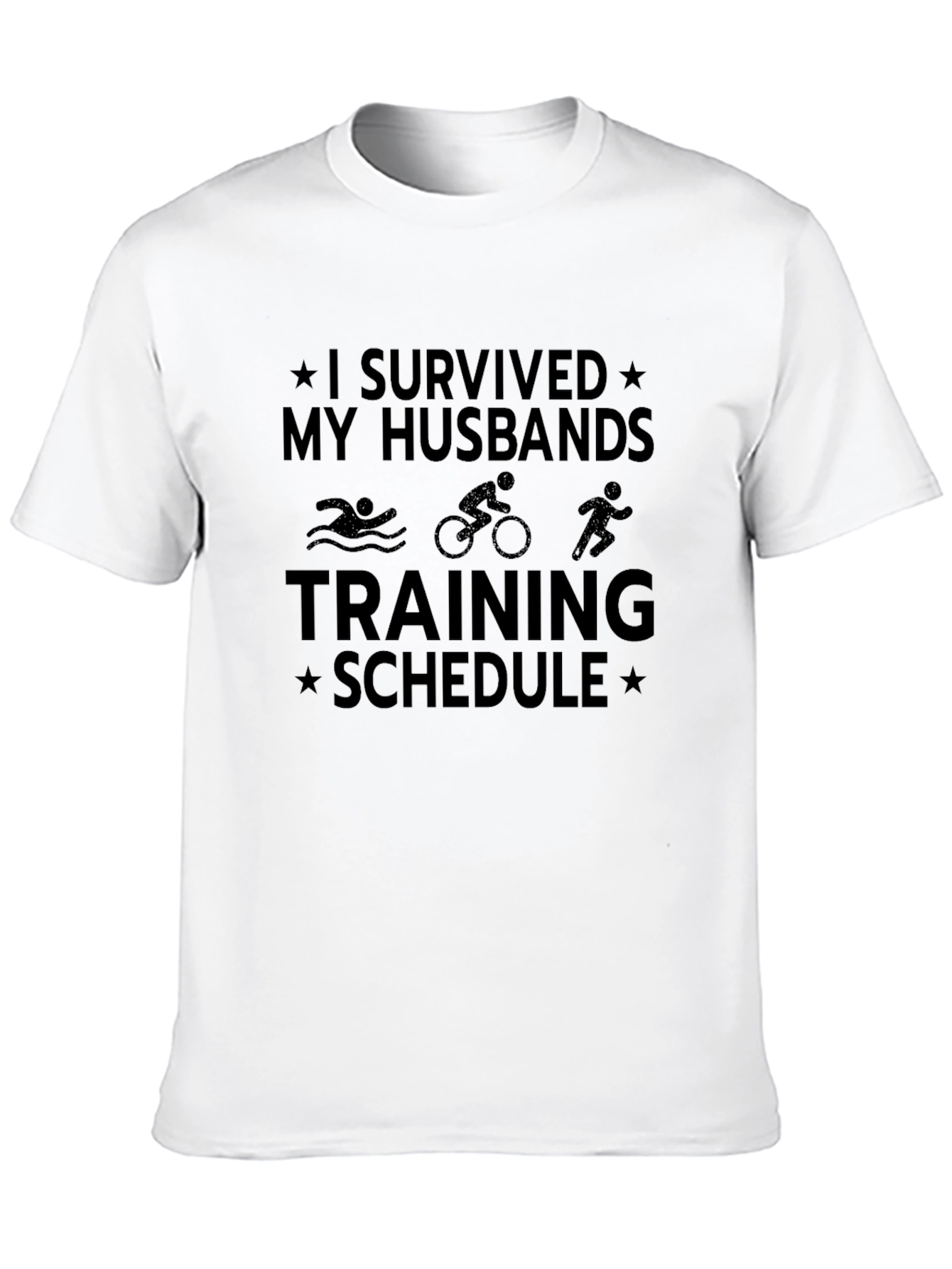 I Survived My Husbands Training Schedule T-Shirt