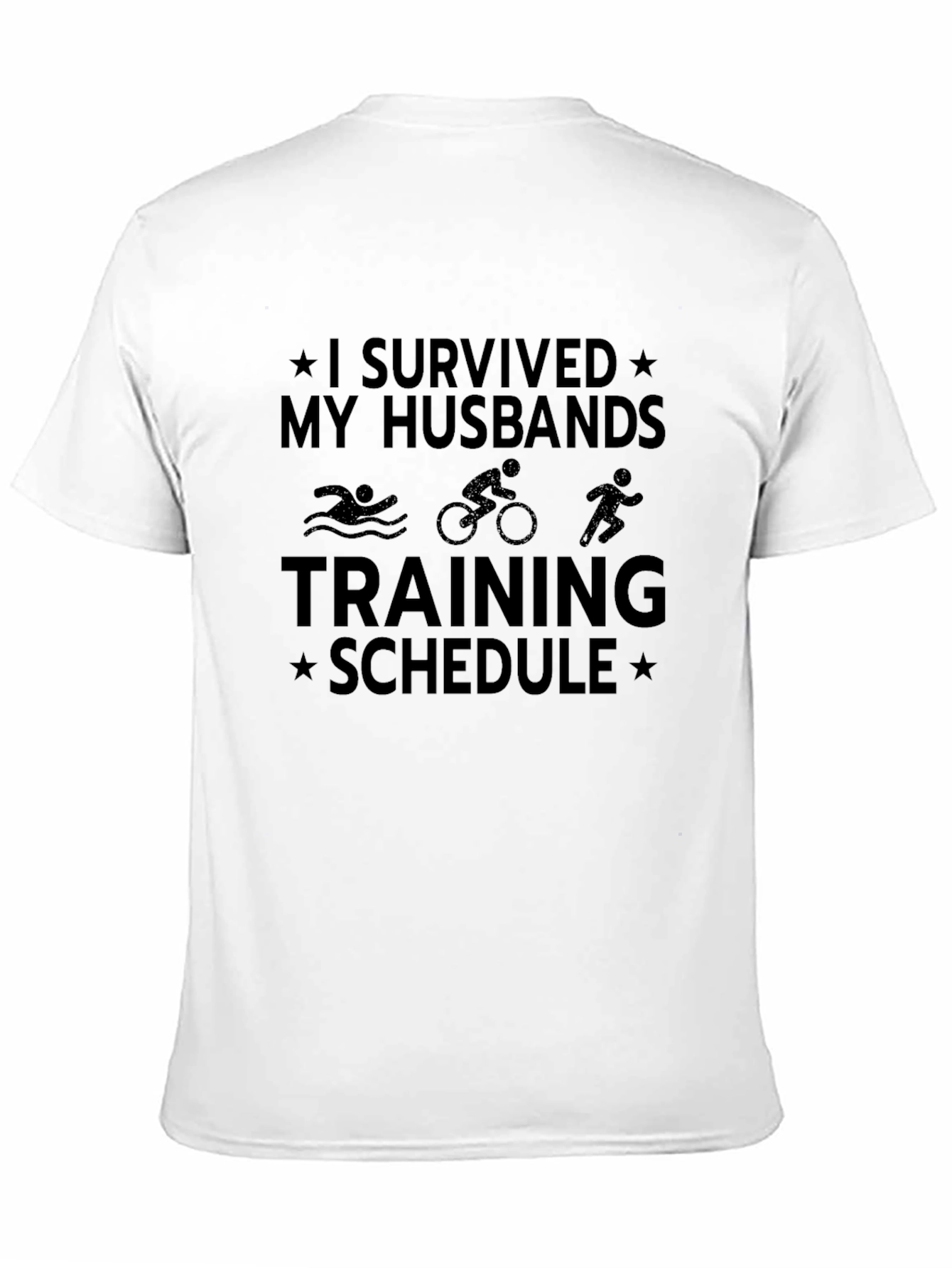 I Survived My Husbands Training Schedule T-Shirt