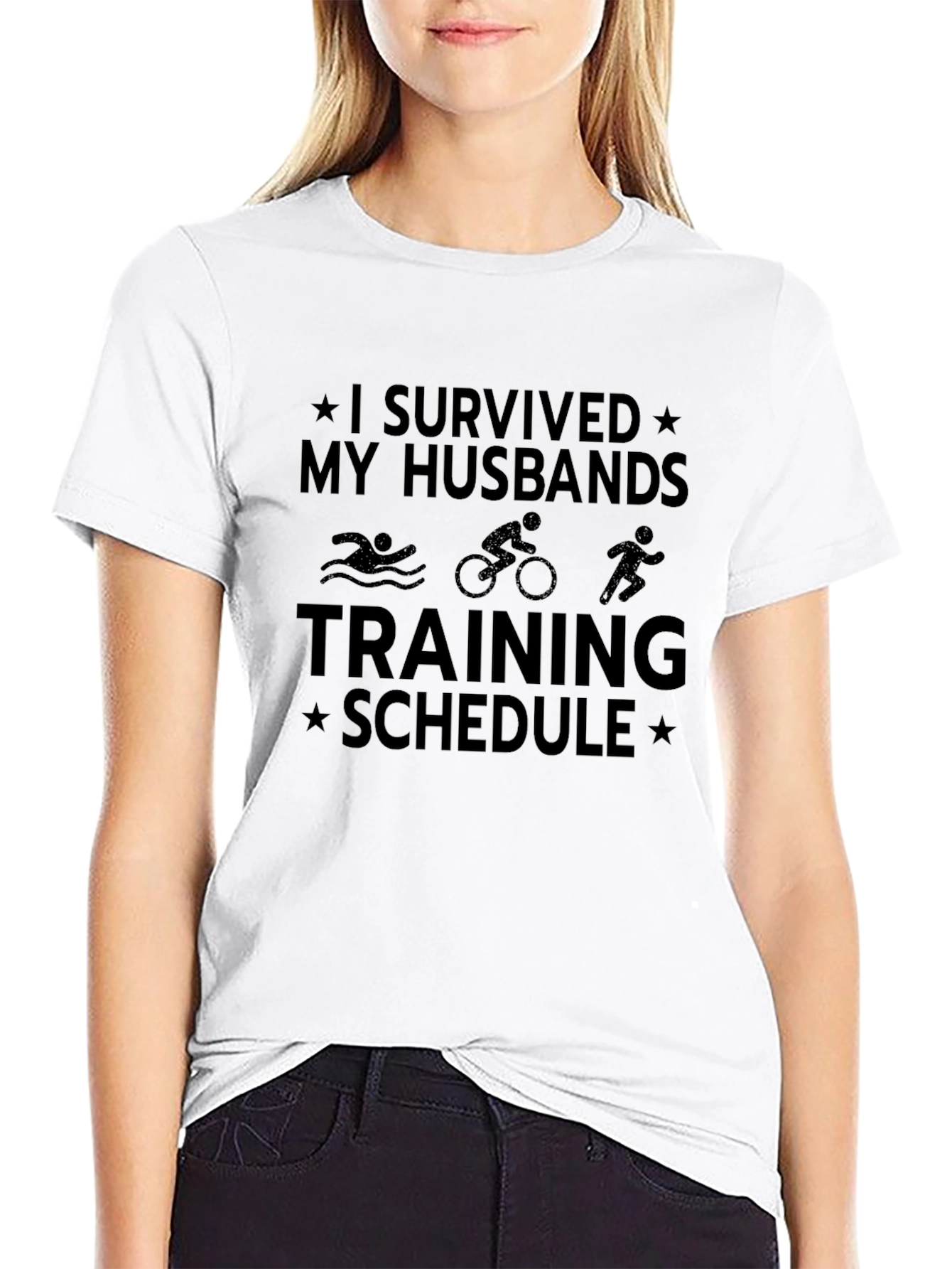 I Survived My Husbands Training Schedule T-Shirt