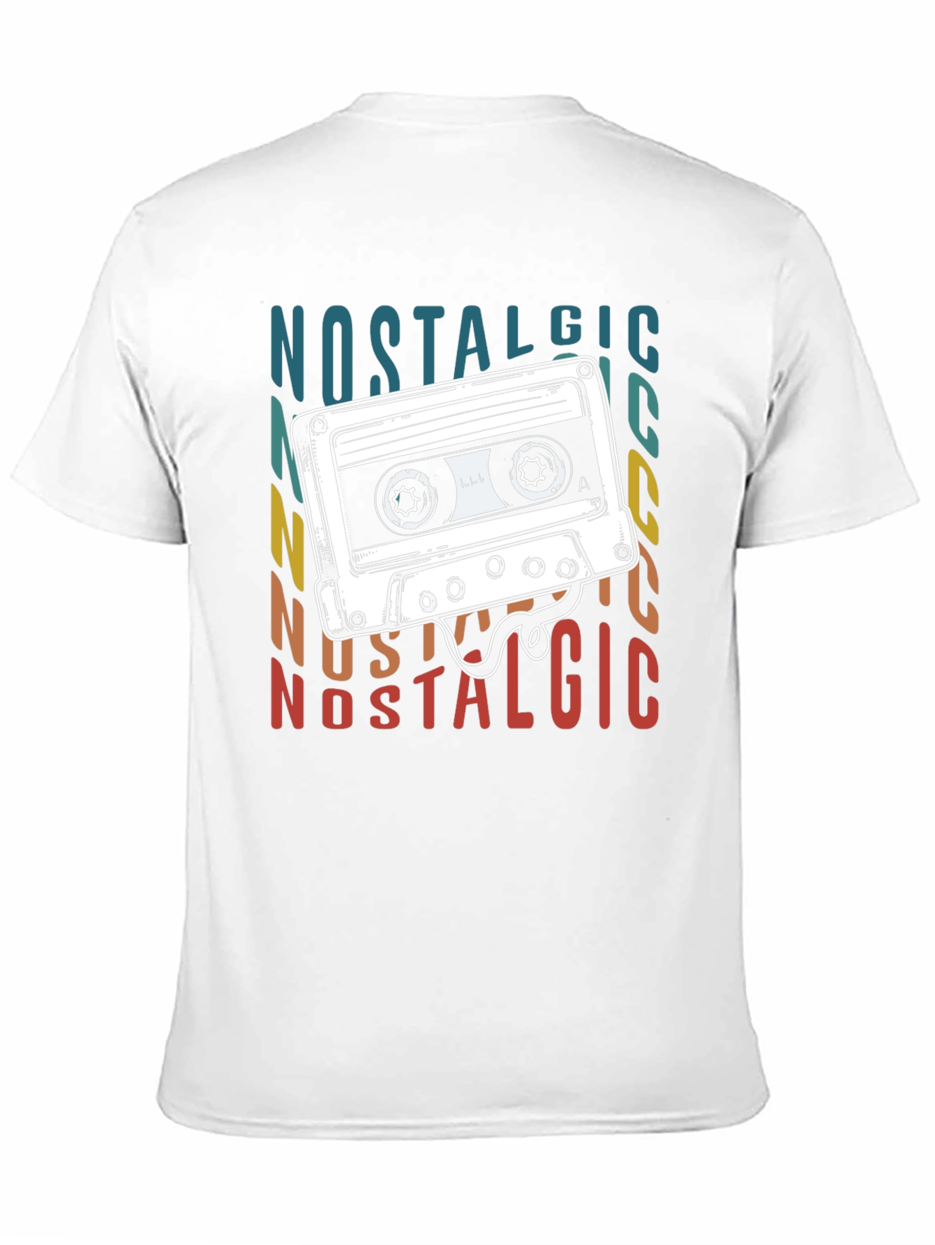 Nostalgic Cassette Tape Graphic T-Shirt