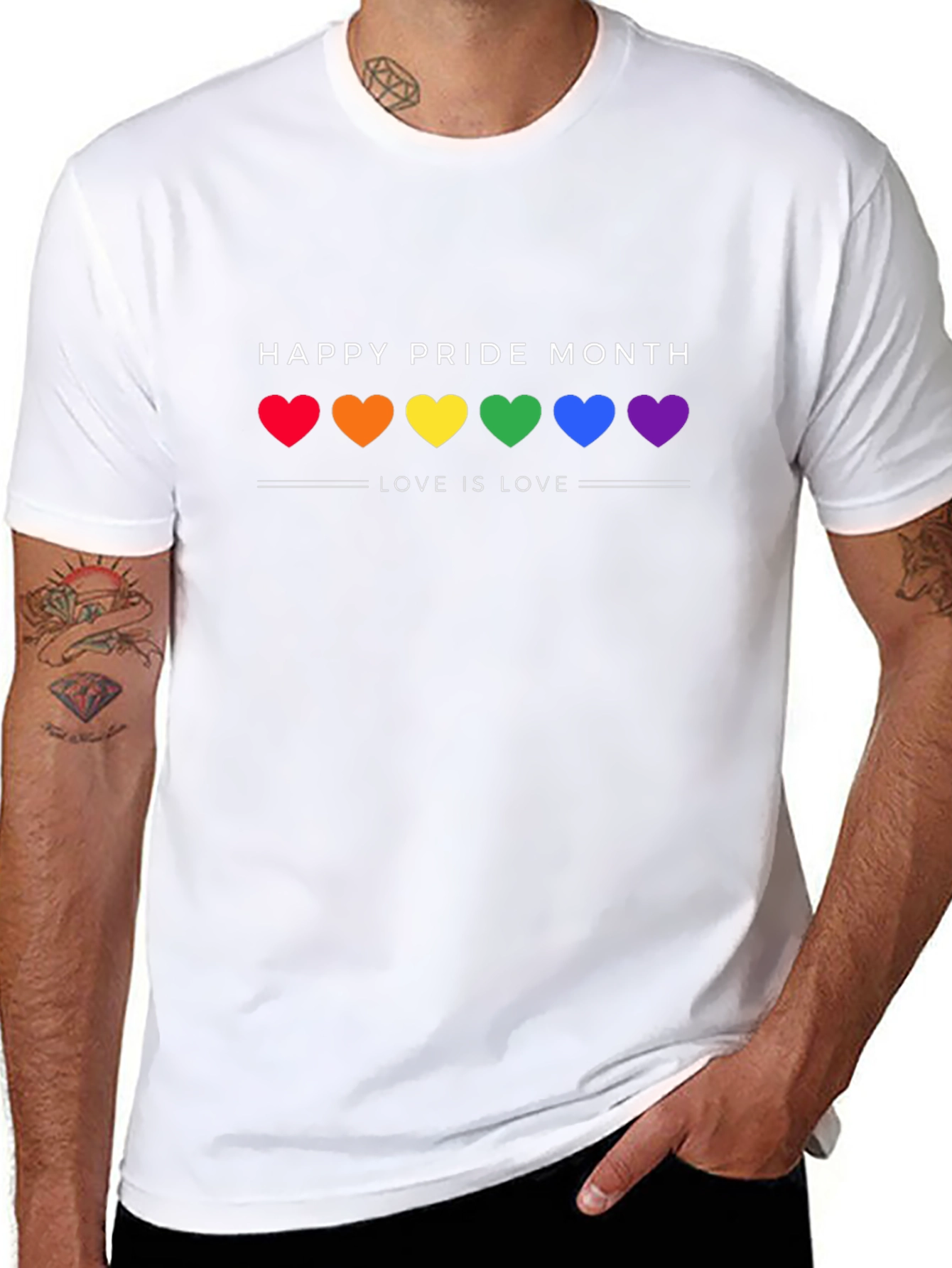Happy Pride Month Love is Love T-Shirt
