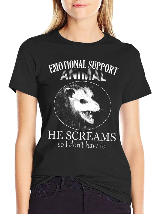 Emotional Support Animal Opossum T-Shirt