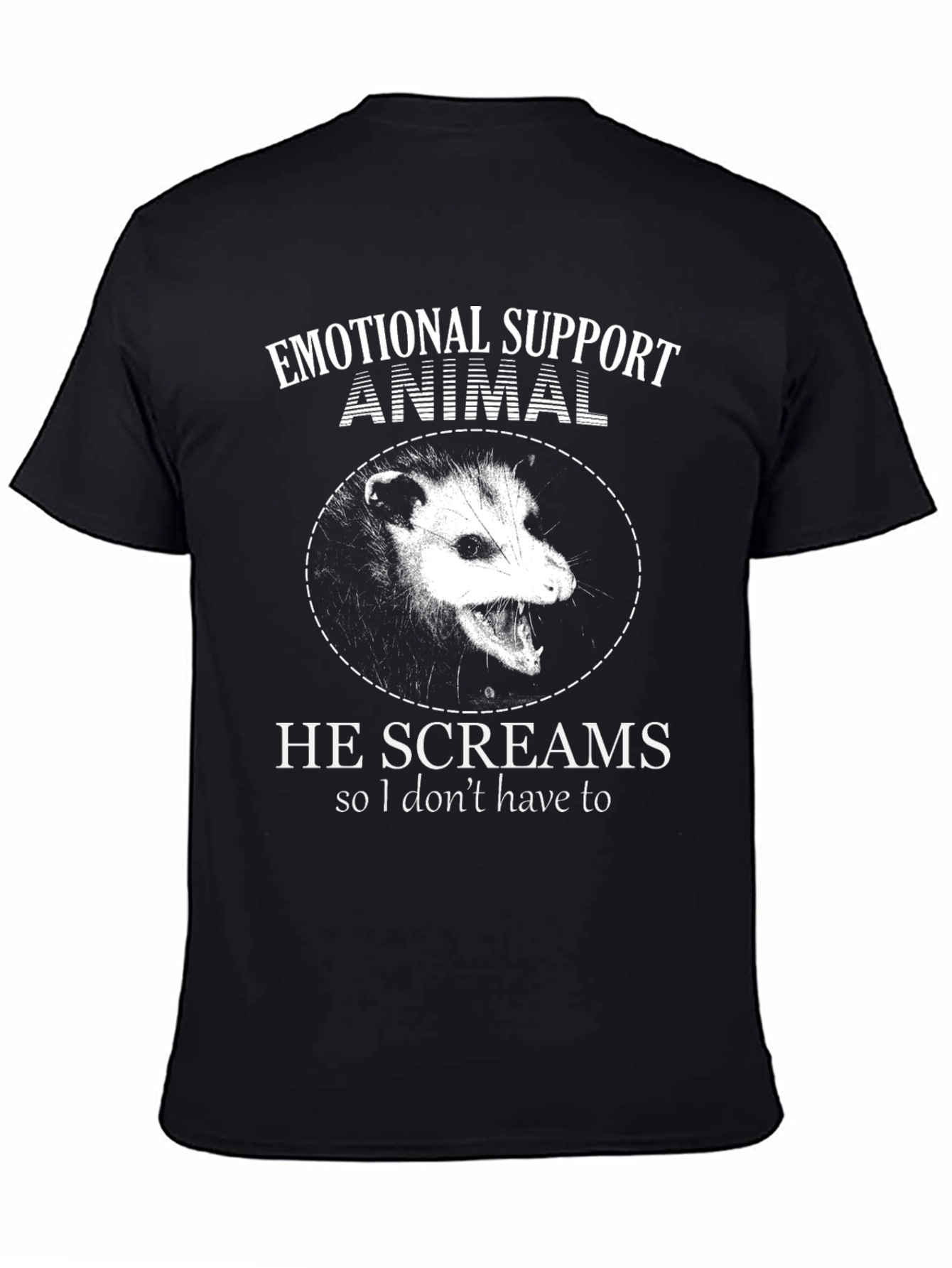 Emotional Support Animal Opossum T-Shirt