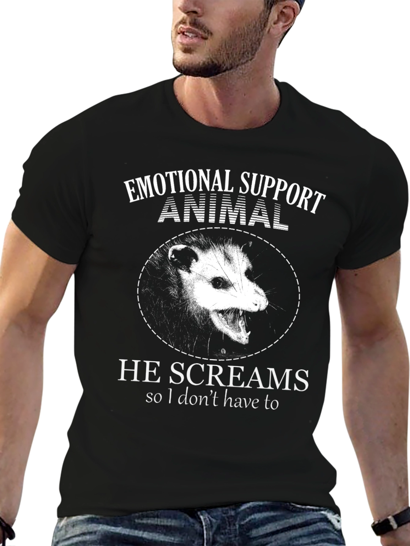 Emotional Support Animal Opossum T-Shirt