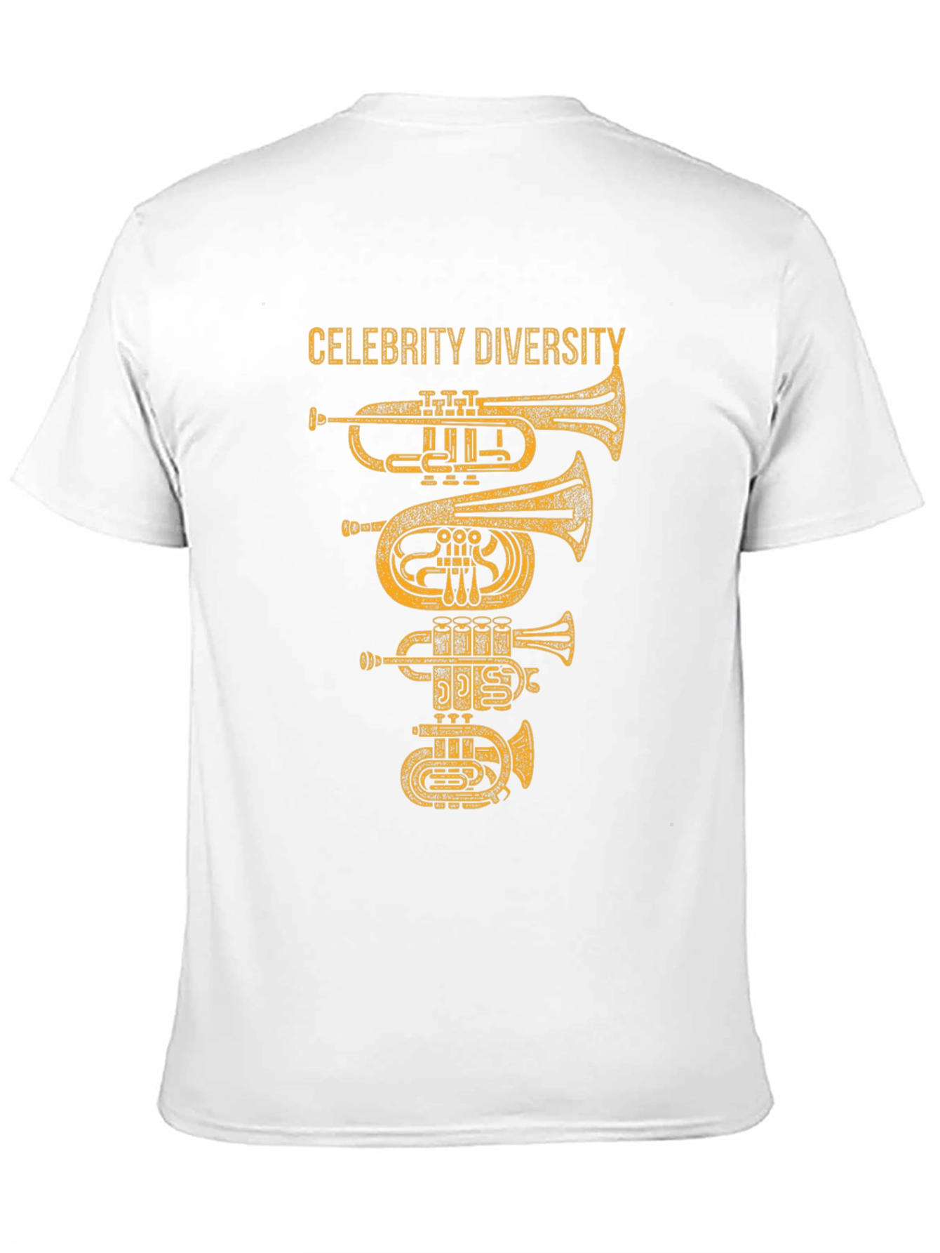 Celebrity Diversity Trumpet Graphic T-Shirt