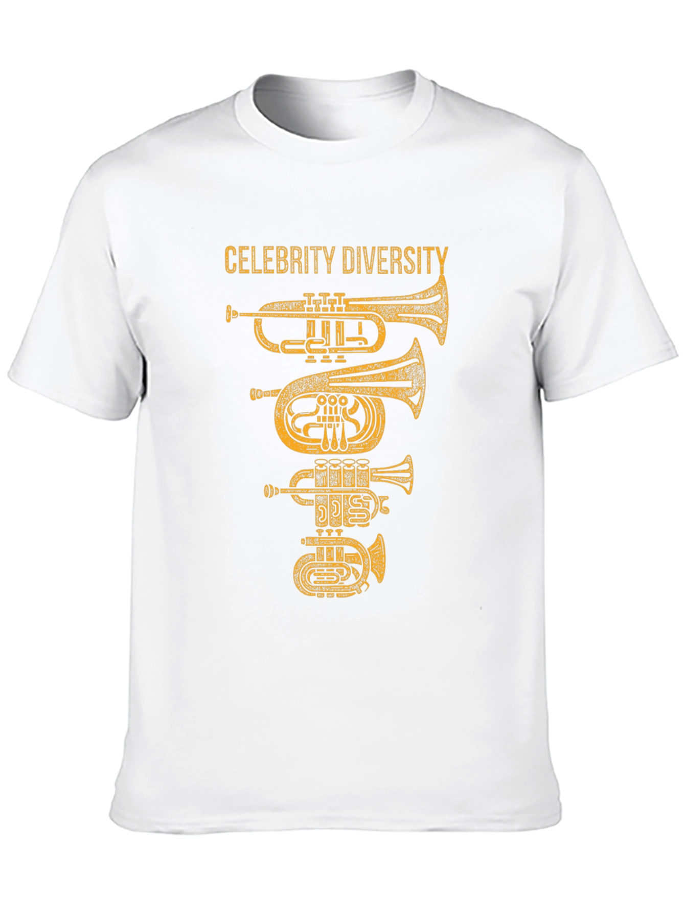 Celebrity Diversity Trumpet Graphic T-Shirt