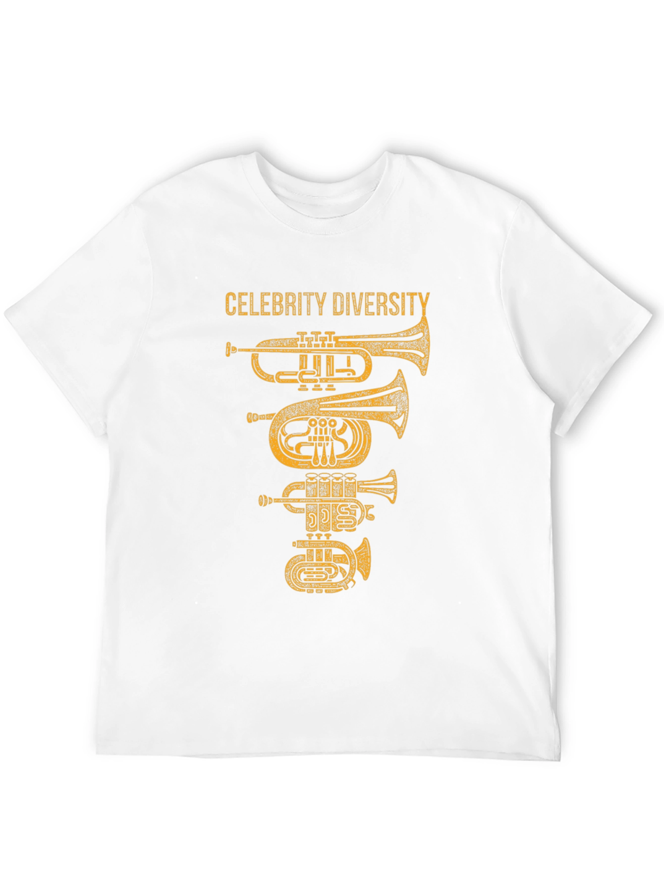 Celebrity Diversity Trumpet Graphic T-Shirt