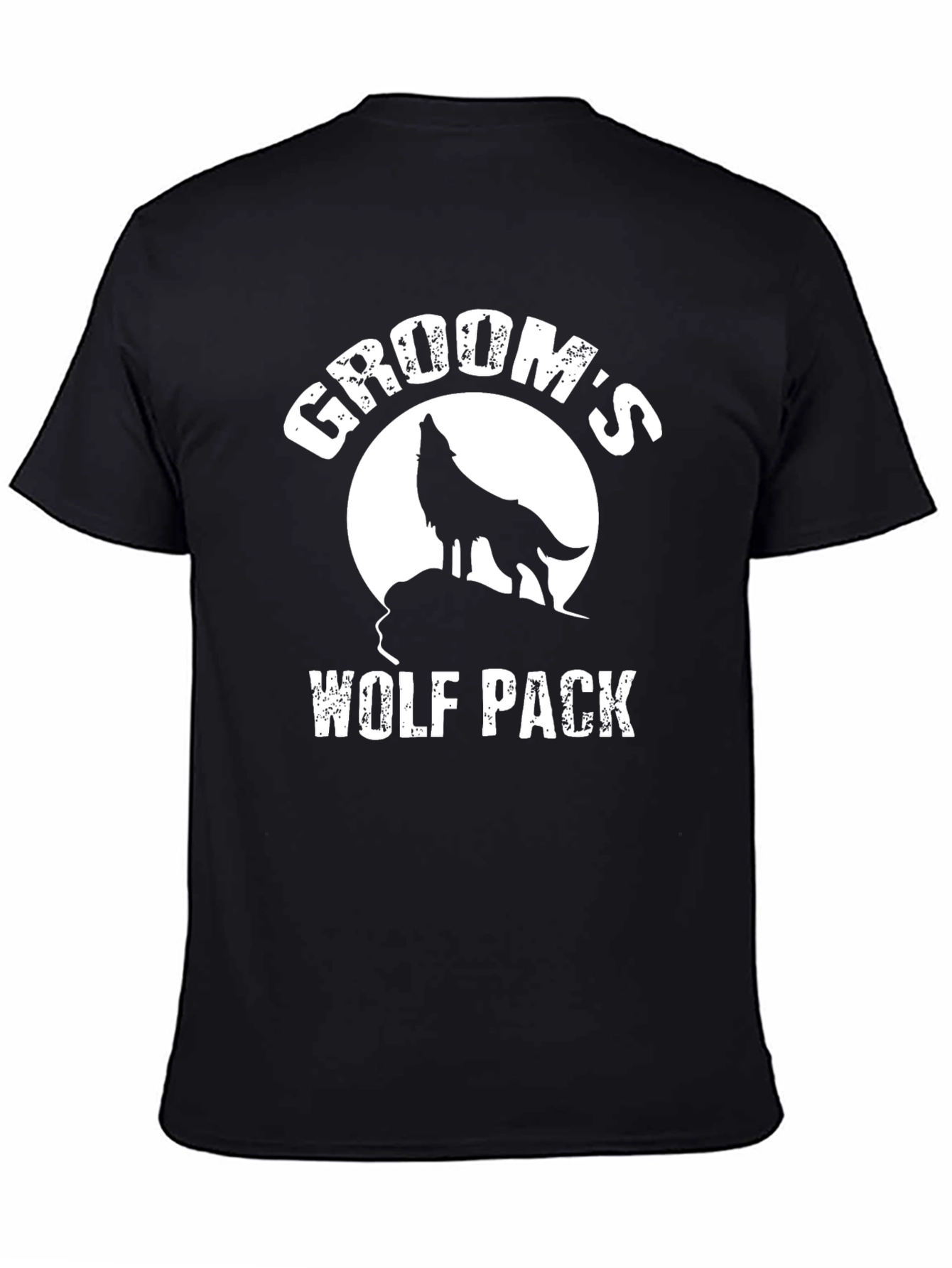 Grooms Wolf Pack T-Shirt - Bachelor Party Tee