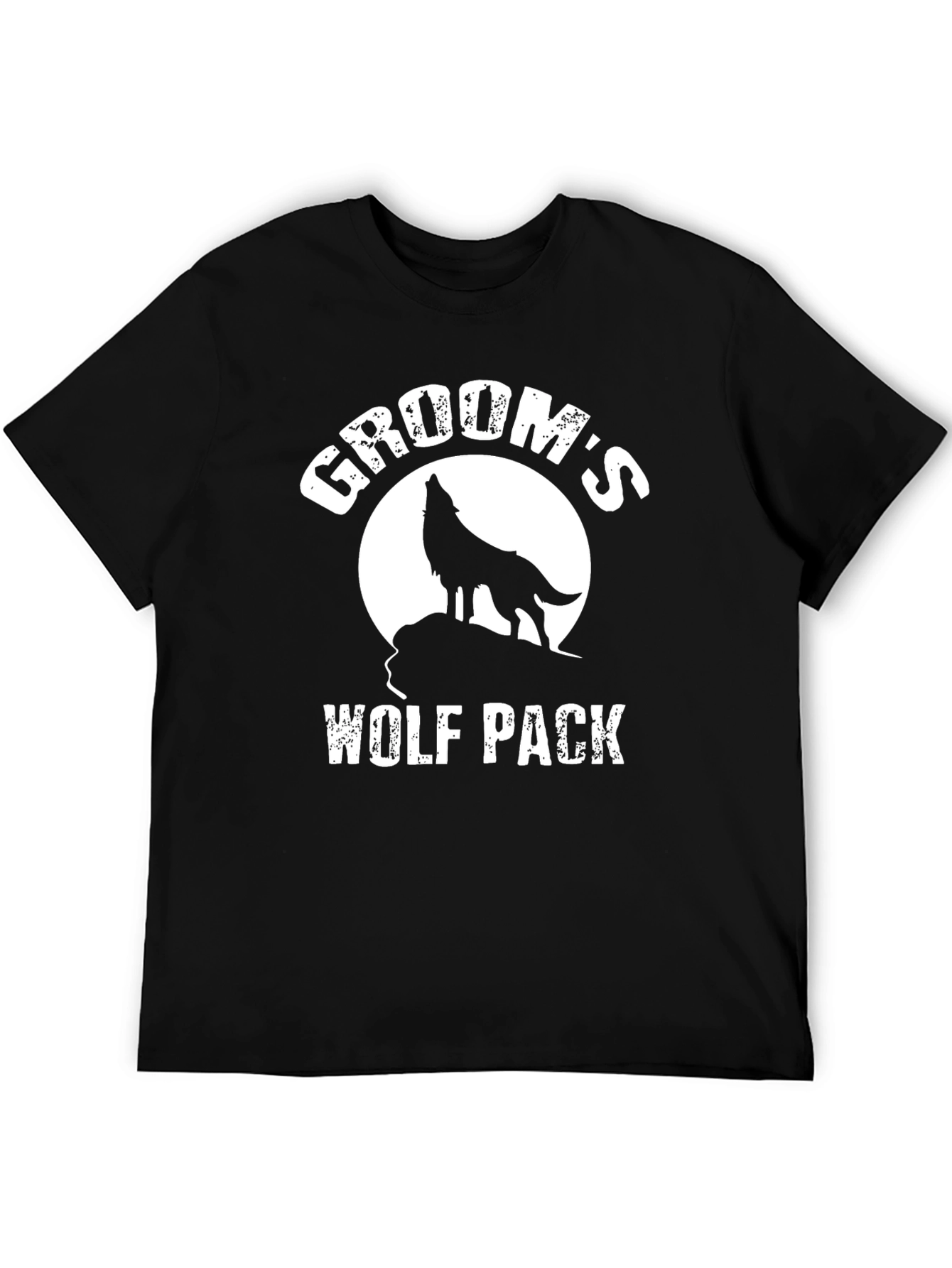 Grooms Wolf Pack T-Shirt - Bachelor Party Tee