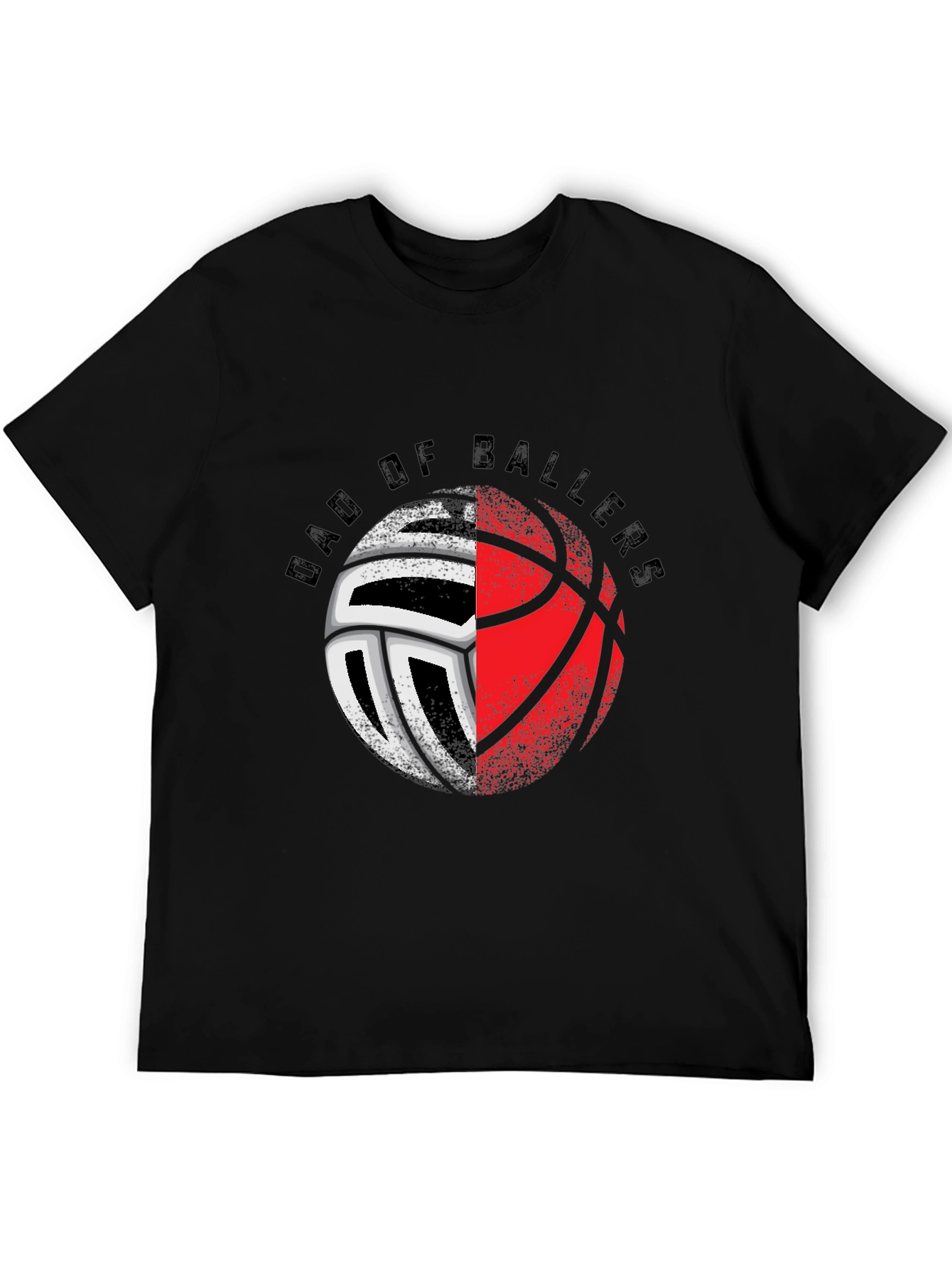 Dad of Ballers T-Shirt - Volleyball & Basketball