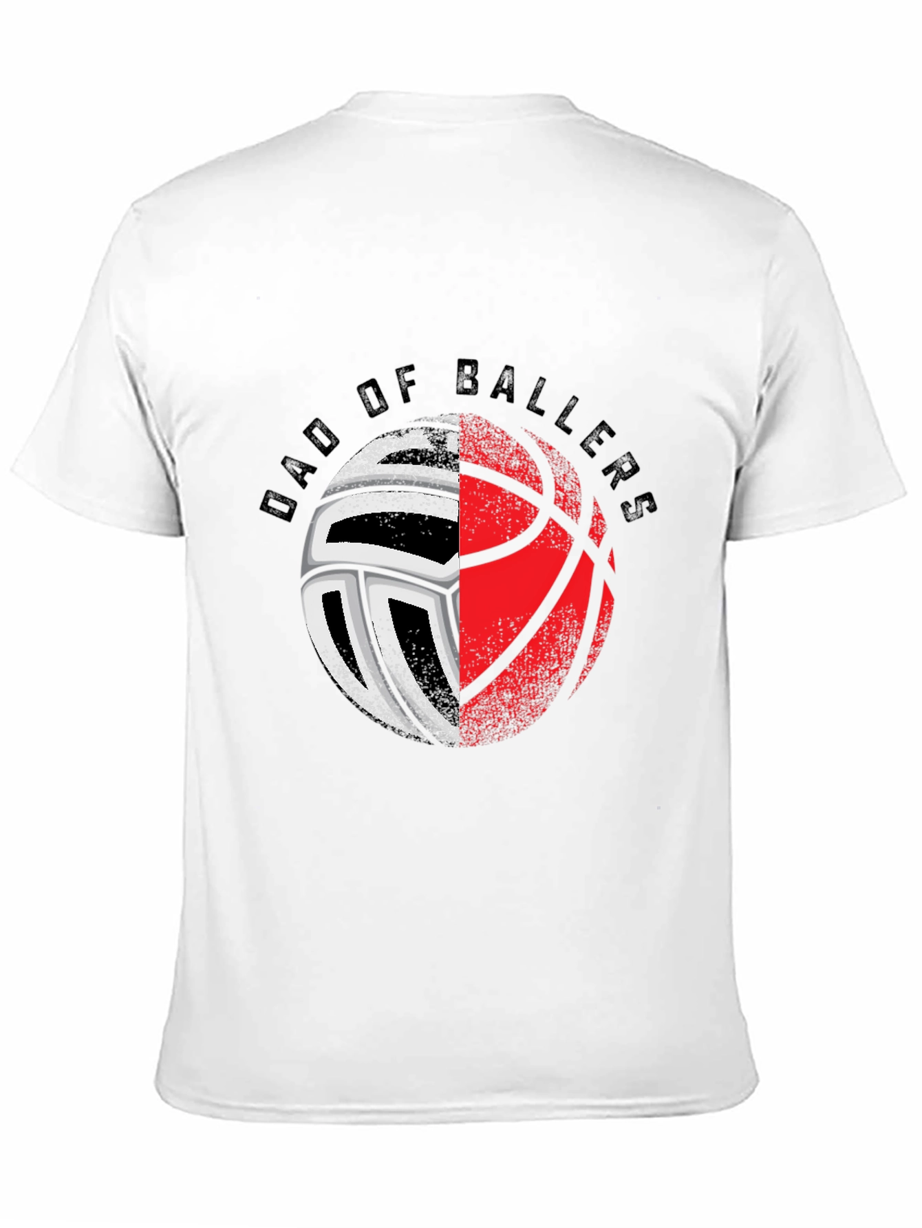 Dad of Ballers T-Shirt - Volleyball & Basketball