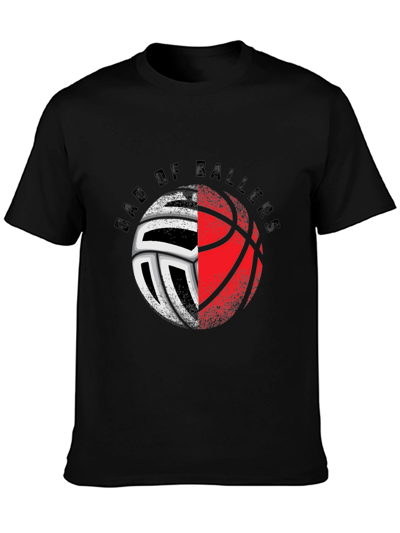 Dad of Ballers T-Shirt - Volleyball & Basketball
