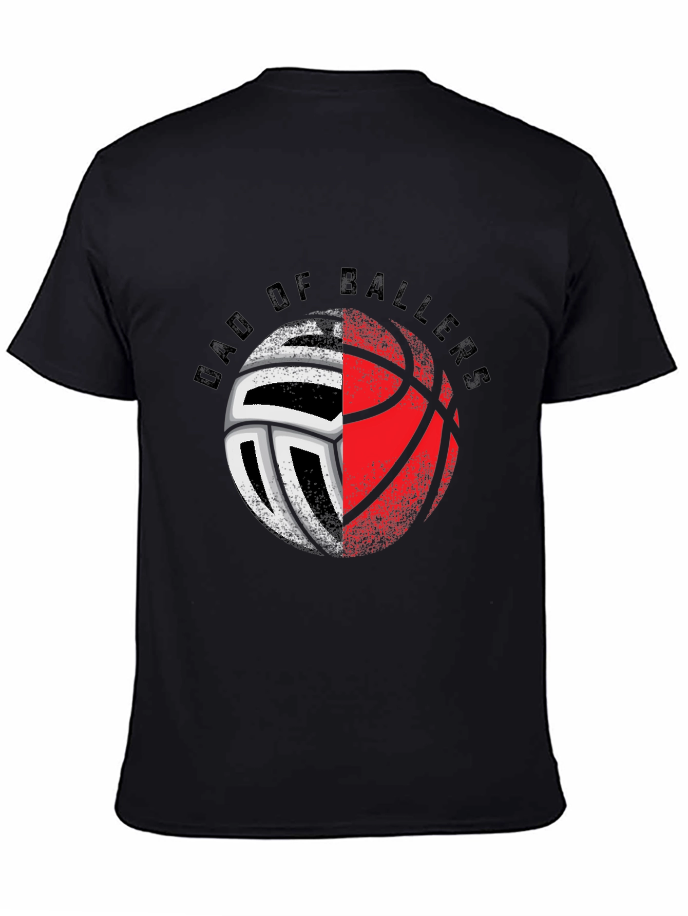Dad of Ballers T-Shirt - Volleyball & Basketball