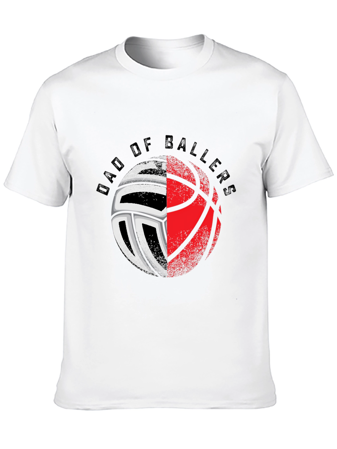 Dad of Ballers T-Shirt - Volleyball & Basketball