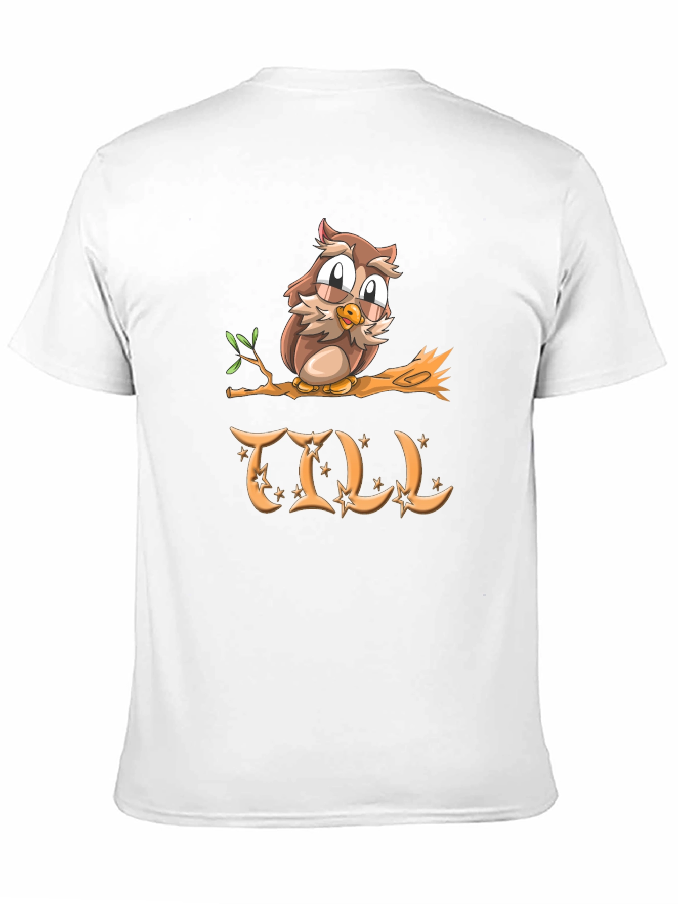 Owl on Branch T-Shirt