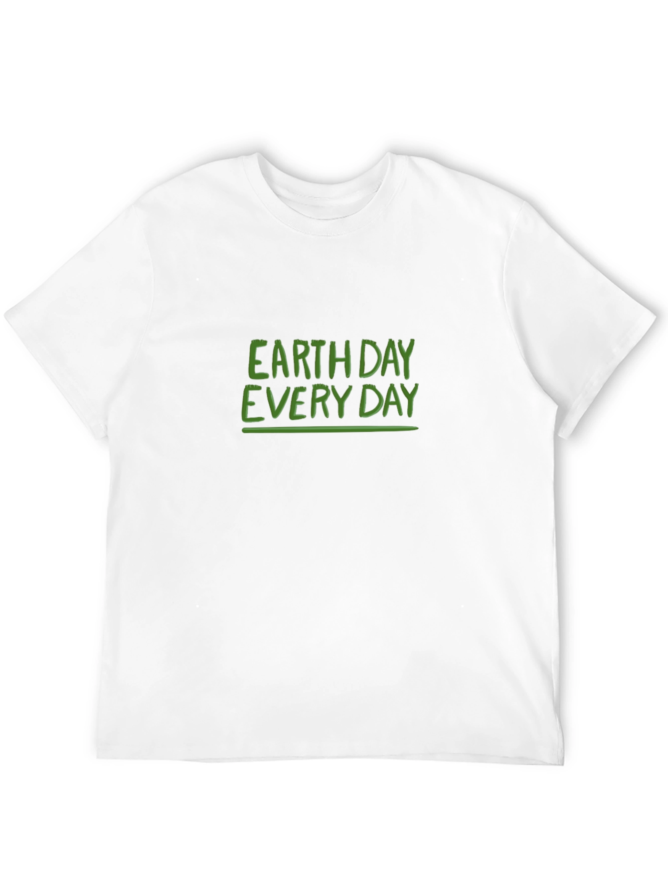 Earth Day Everyday Black Graphic Tee