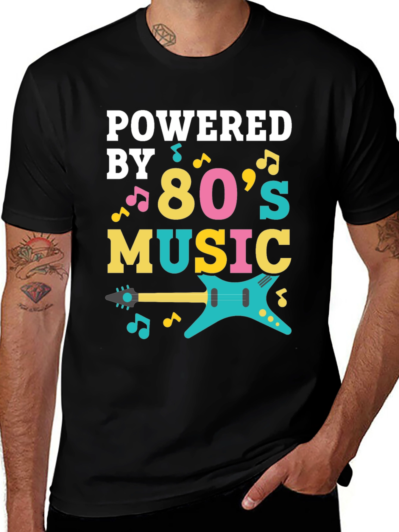 Powered by 80s Music T-Shirt