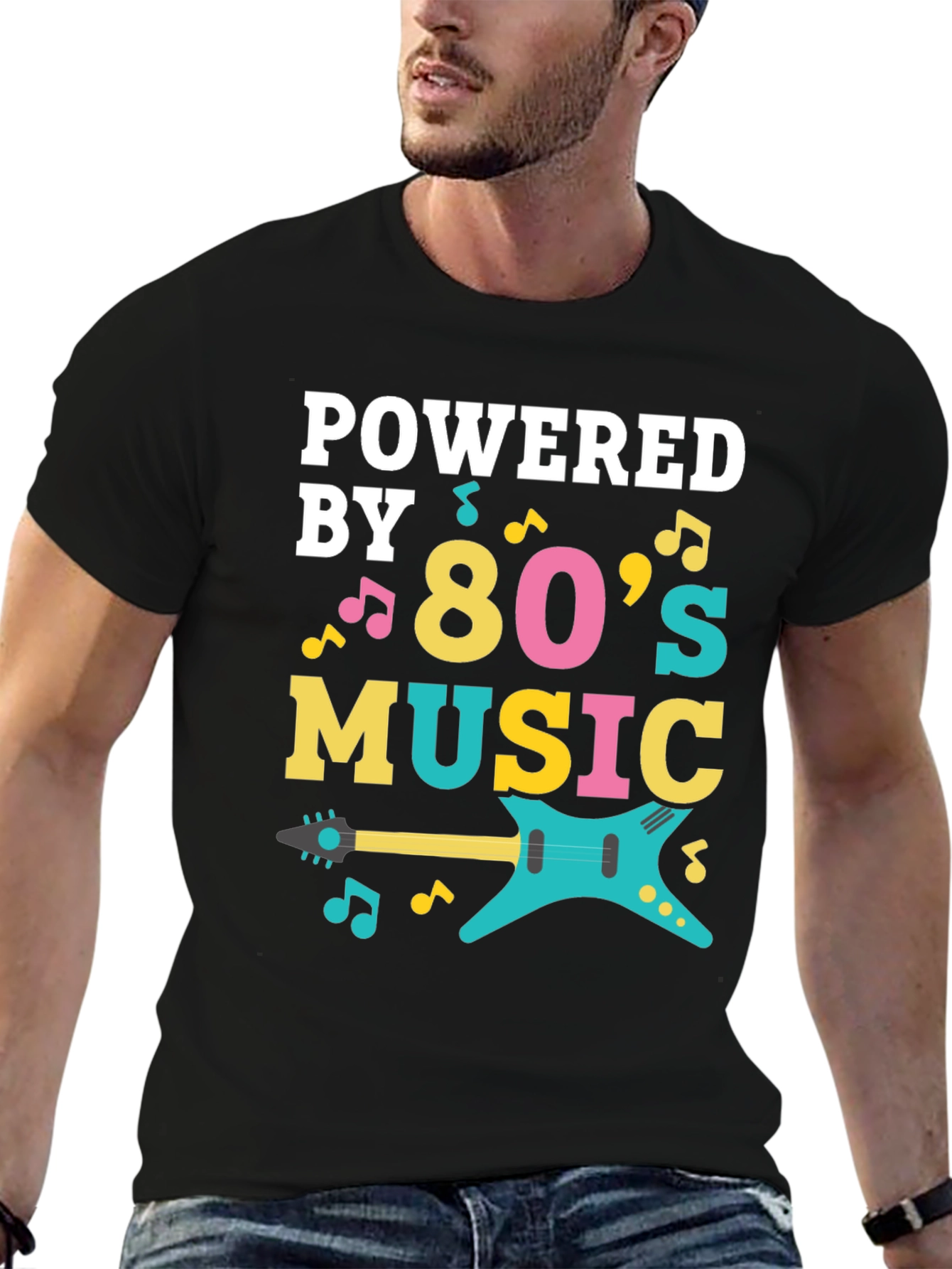 Powered by 80s Music T-Shirt