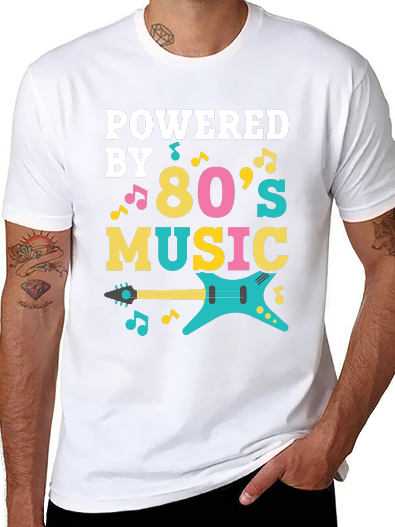 Powered by 80s Music T-Shirt