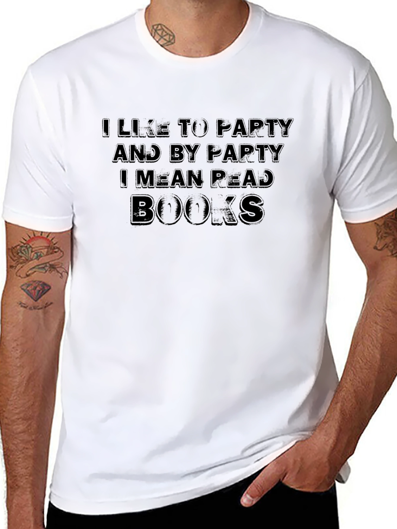 I Like to Party Read Books T-Shirt