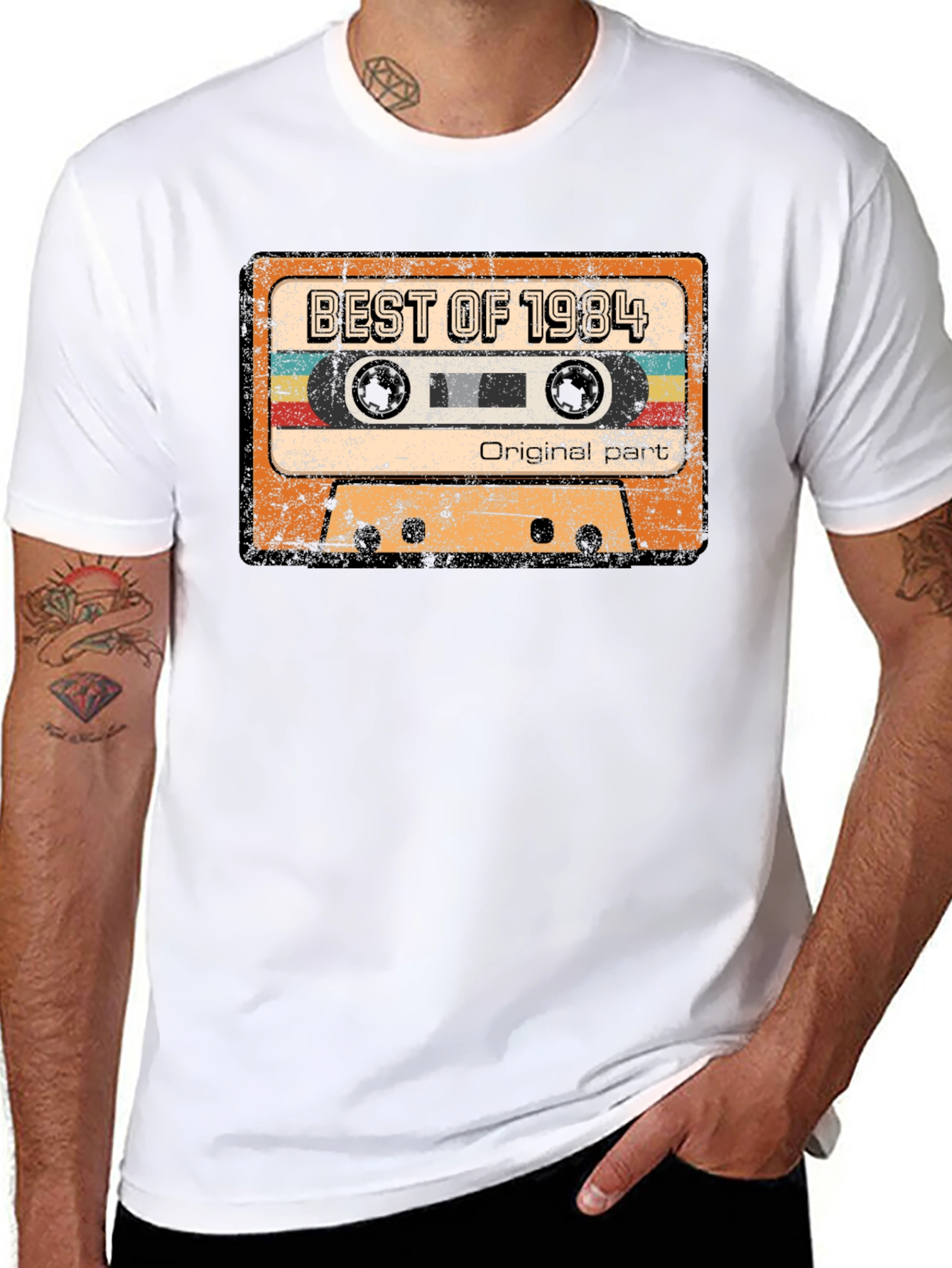 Best of 1984 Cassette Tape Graphic T-Shirt