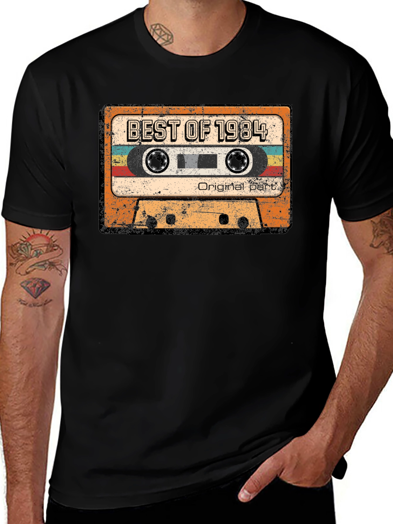 Best of 1984 Cassette Tape Graphic T-Shirt